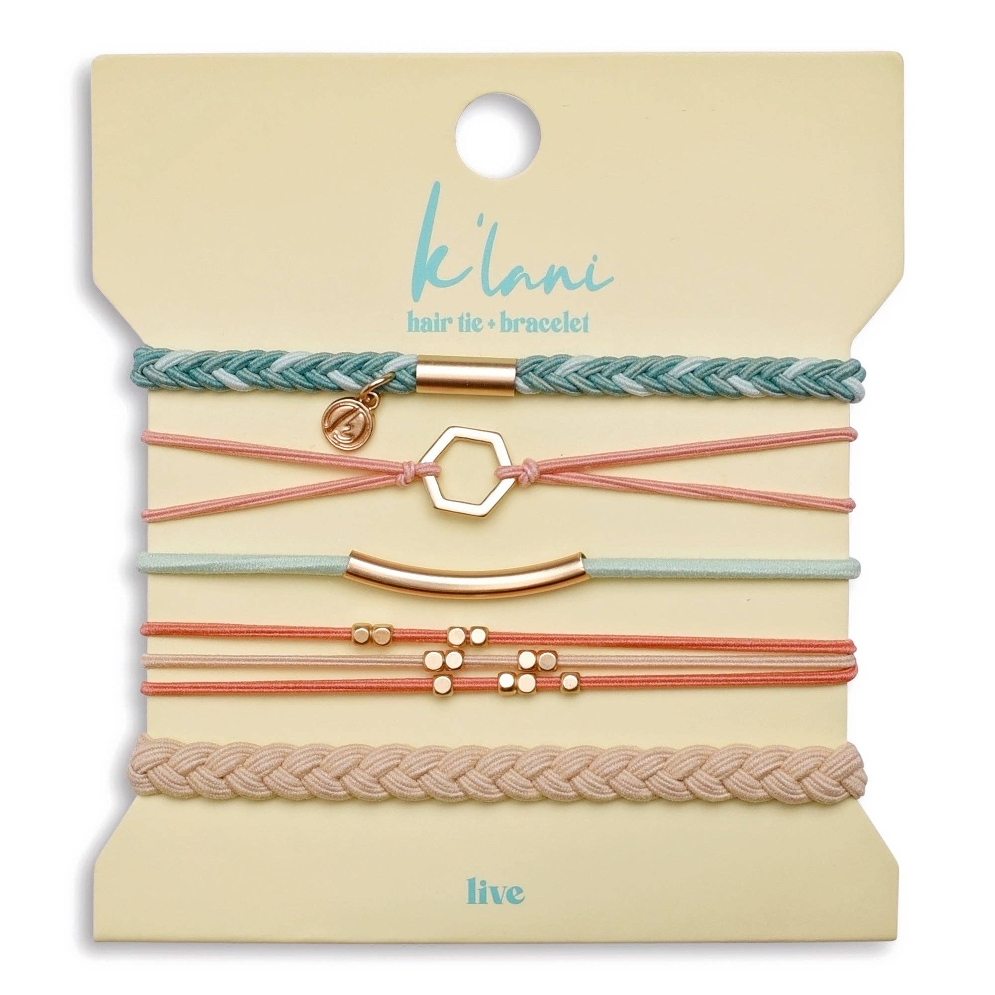 K'Lani: Live Hair Tie Bracelets