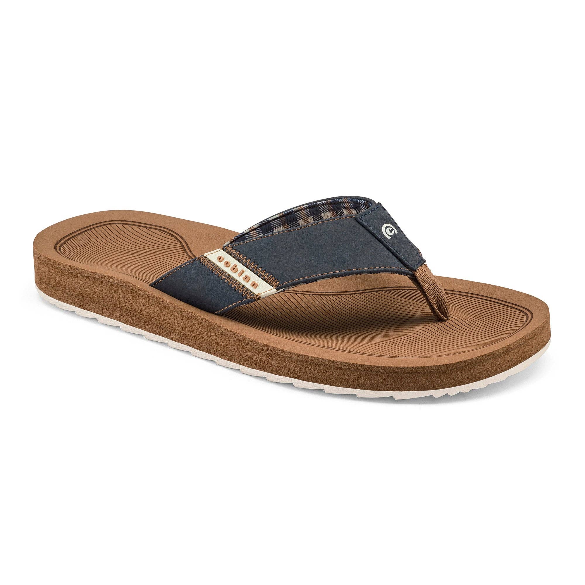 Cobian: Men's ARV 2 Trek Outdoor Flip Flop Sandal with Rugged Traction - Navy