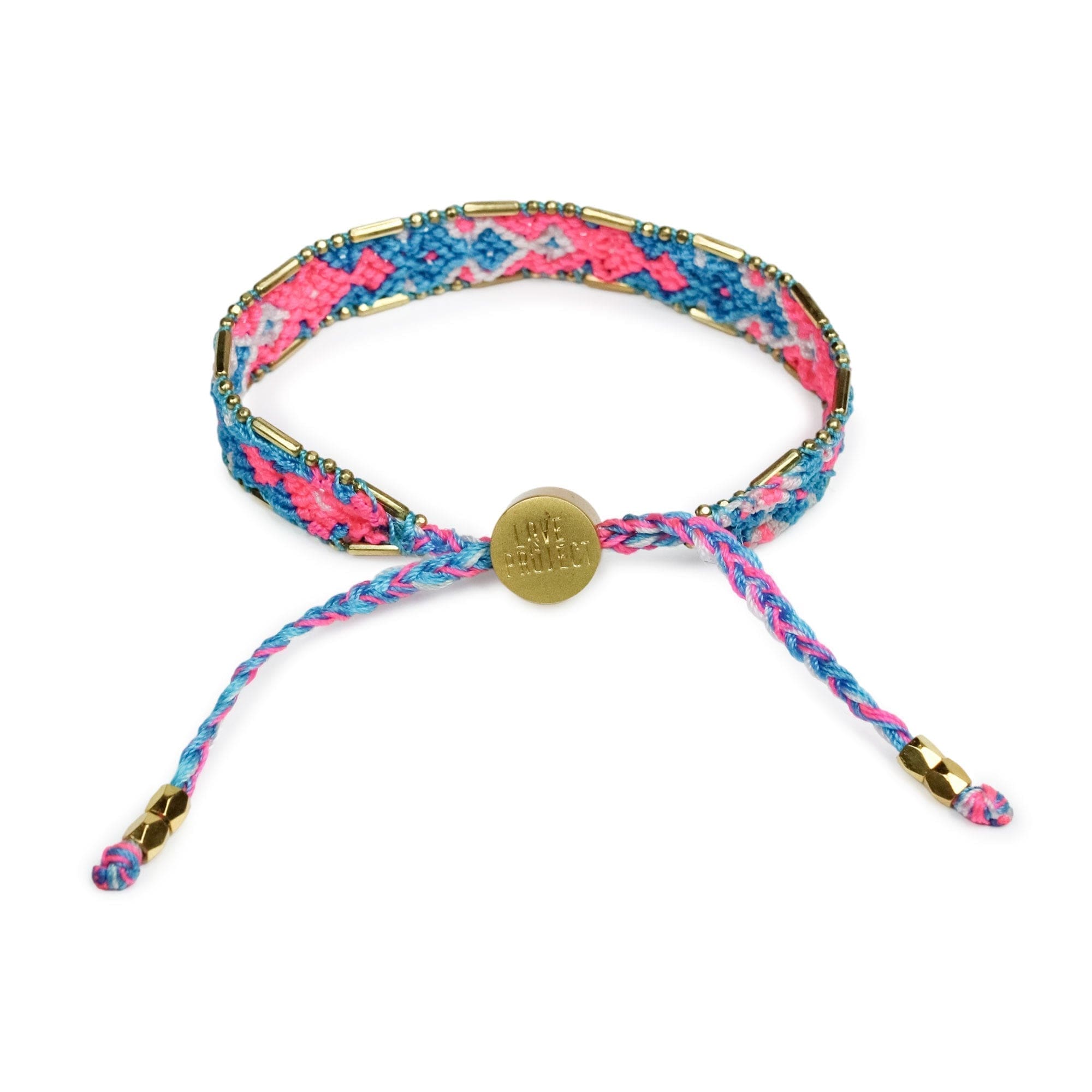 Love Is Project Bali Friendship Bracelet (Electric Love)