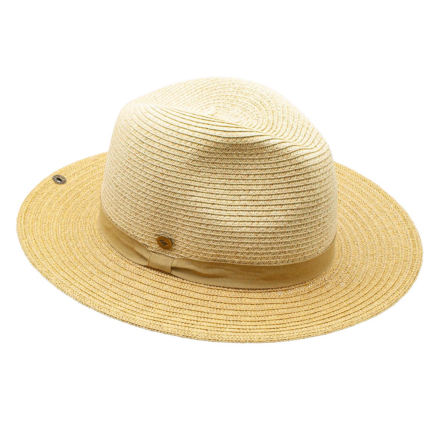Peter Grimm: Bruce Toyo Straw Tan Ribbon Band Beach Resort Hat