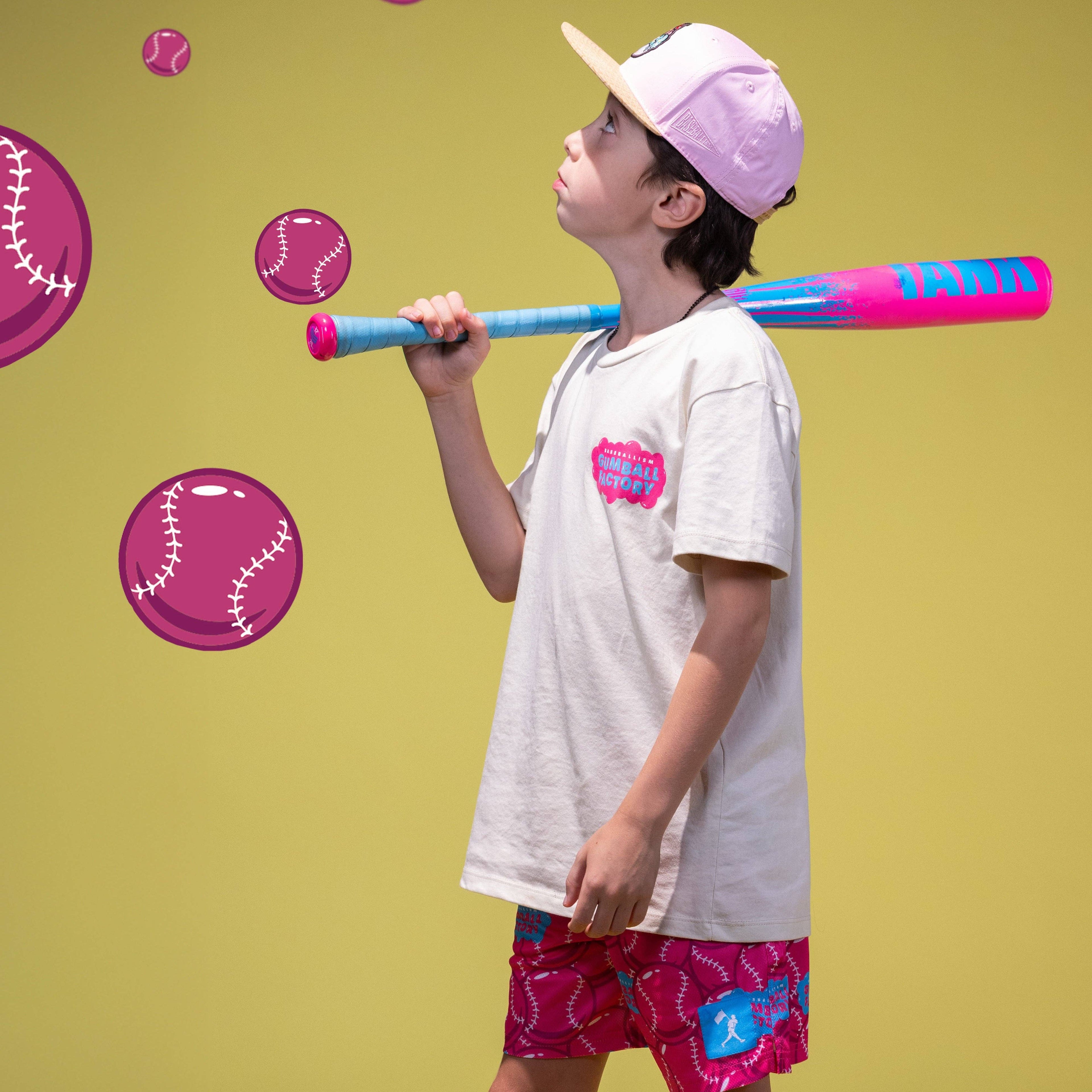 Baseballism Gumball Factory T-Shirt Youth (Pink)