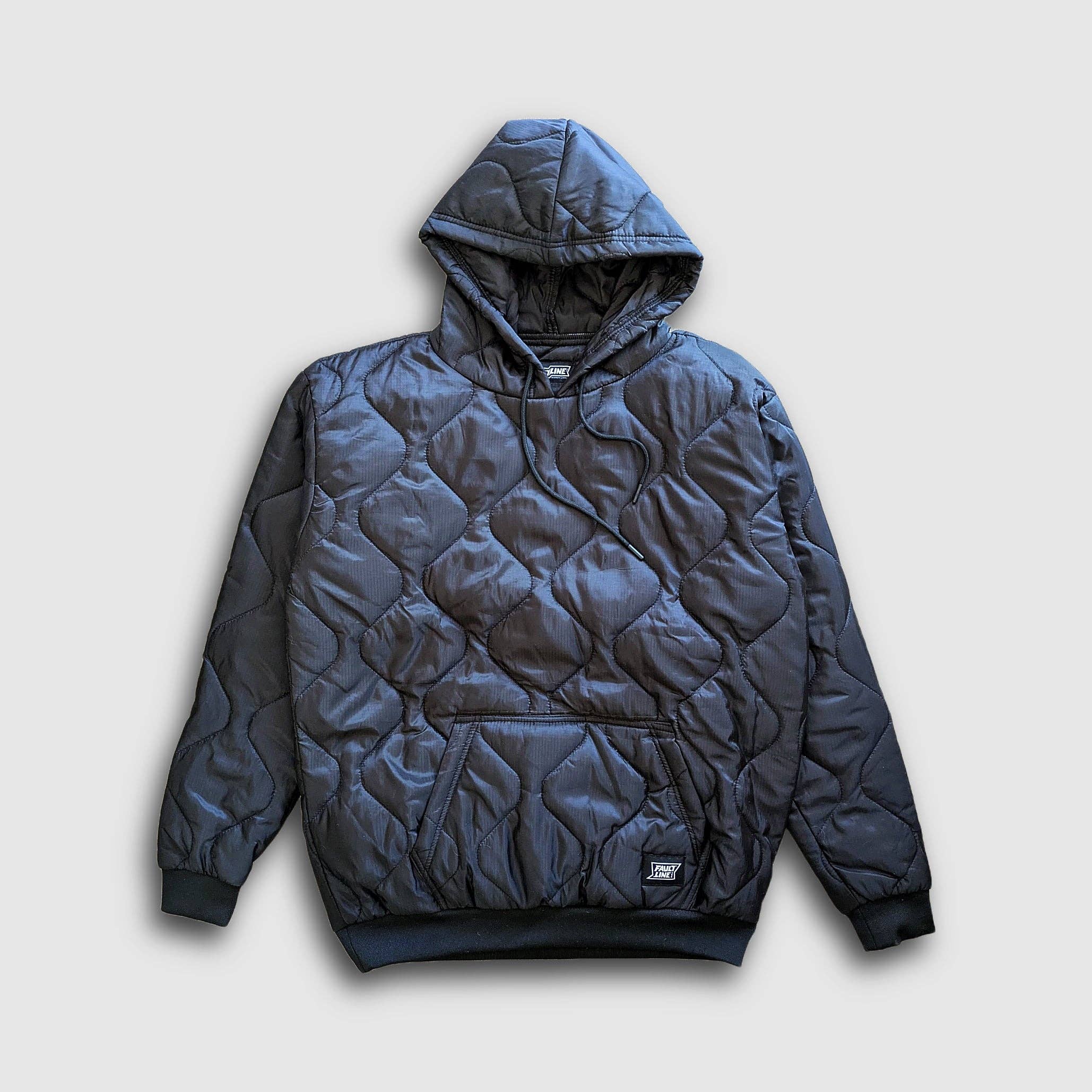 FaultLine395 Sherwin Puff Hoodie (Black)