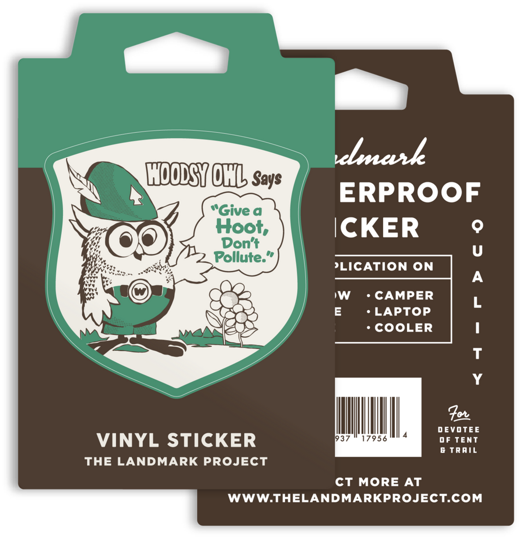 The Landmark Project: Woodsy Says Sticker