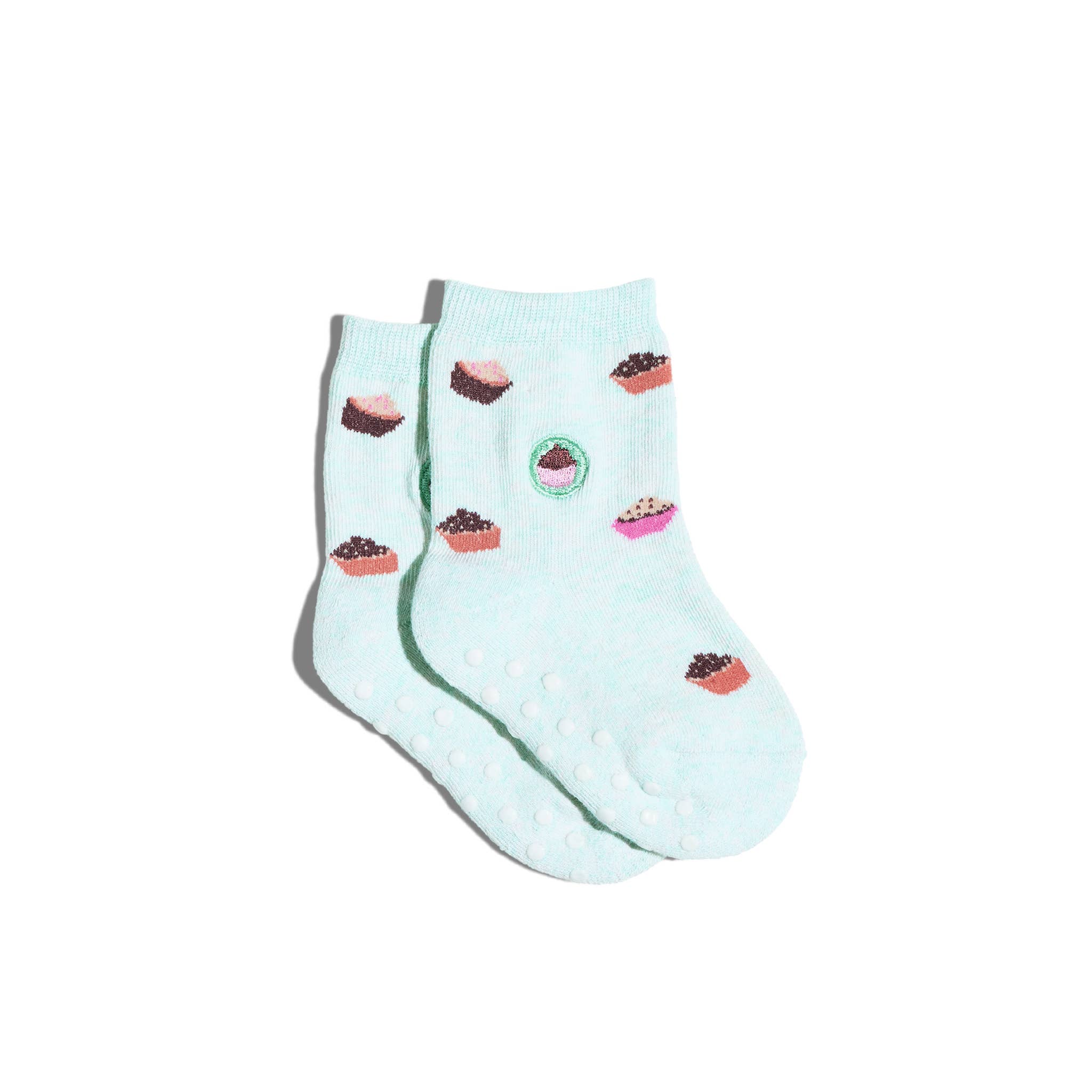 Conscious Step Kids Socks that Provide Meals (Blue Cupcakes)