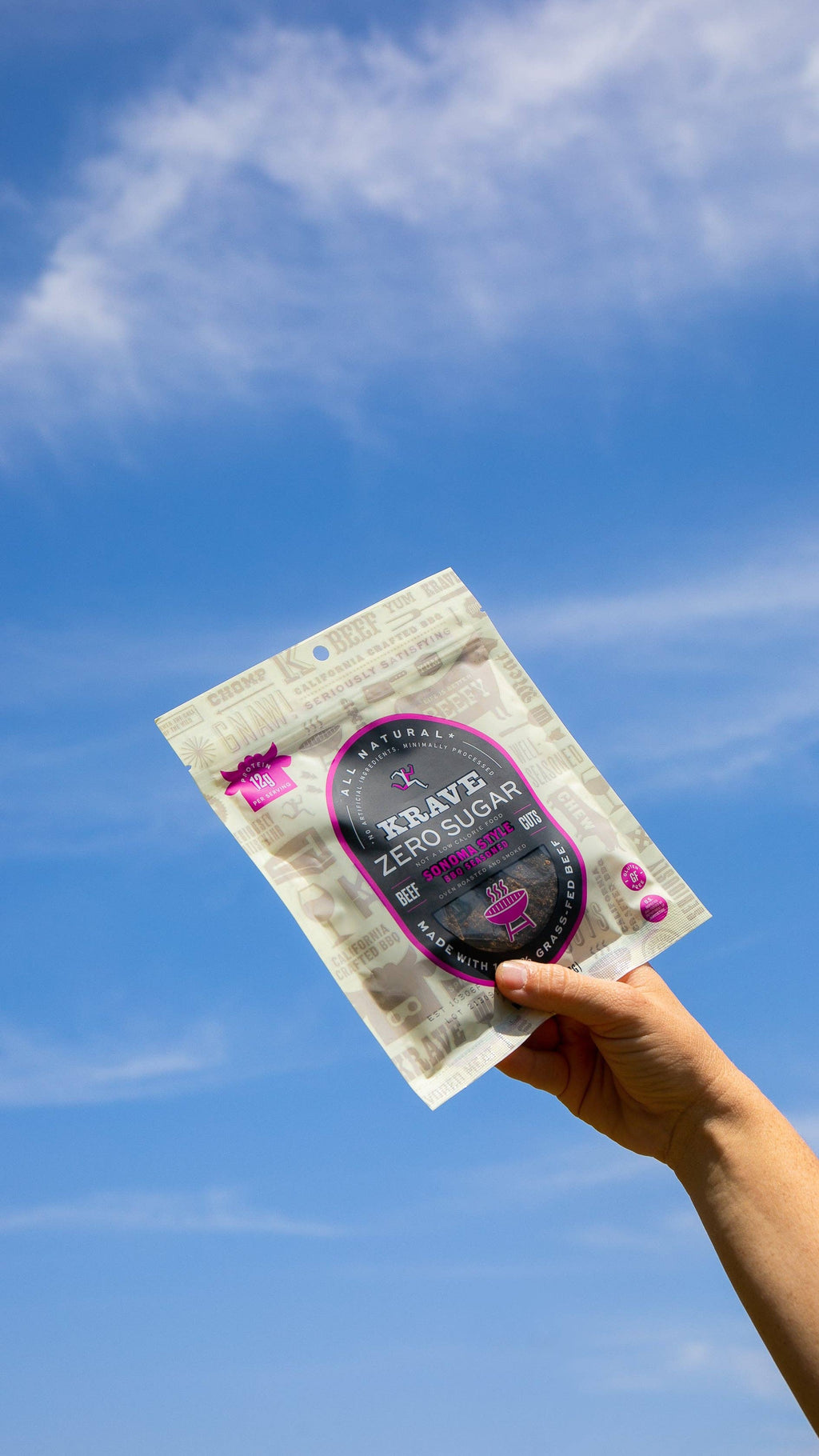 KRAVE: Sonoma Style BBQ Zero Sugar Jerky