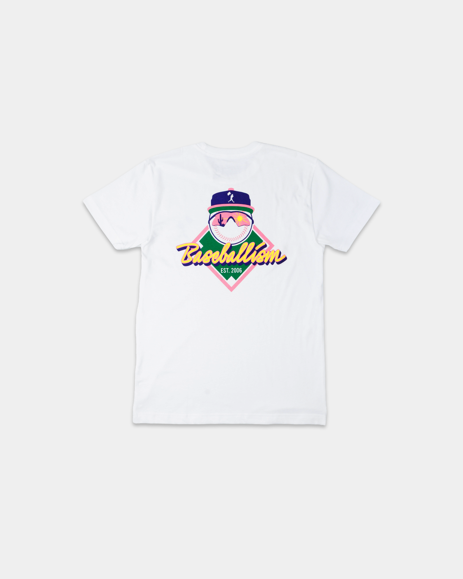 Baseballism Yuvi Happy Place T-Shirt Youth (White)