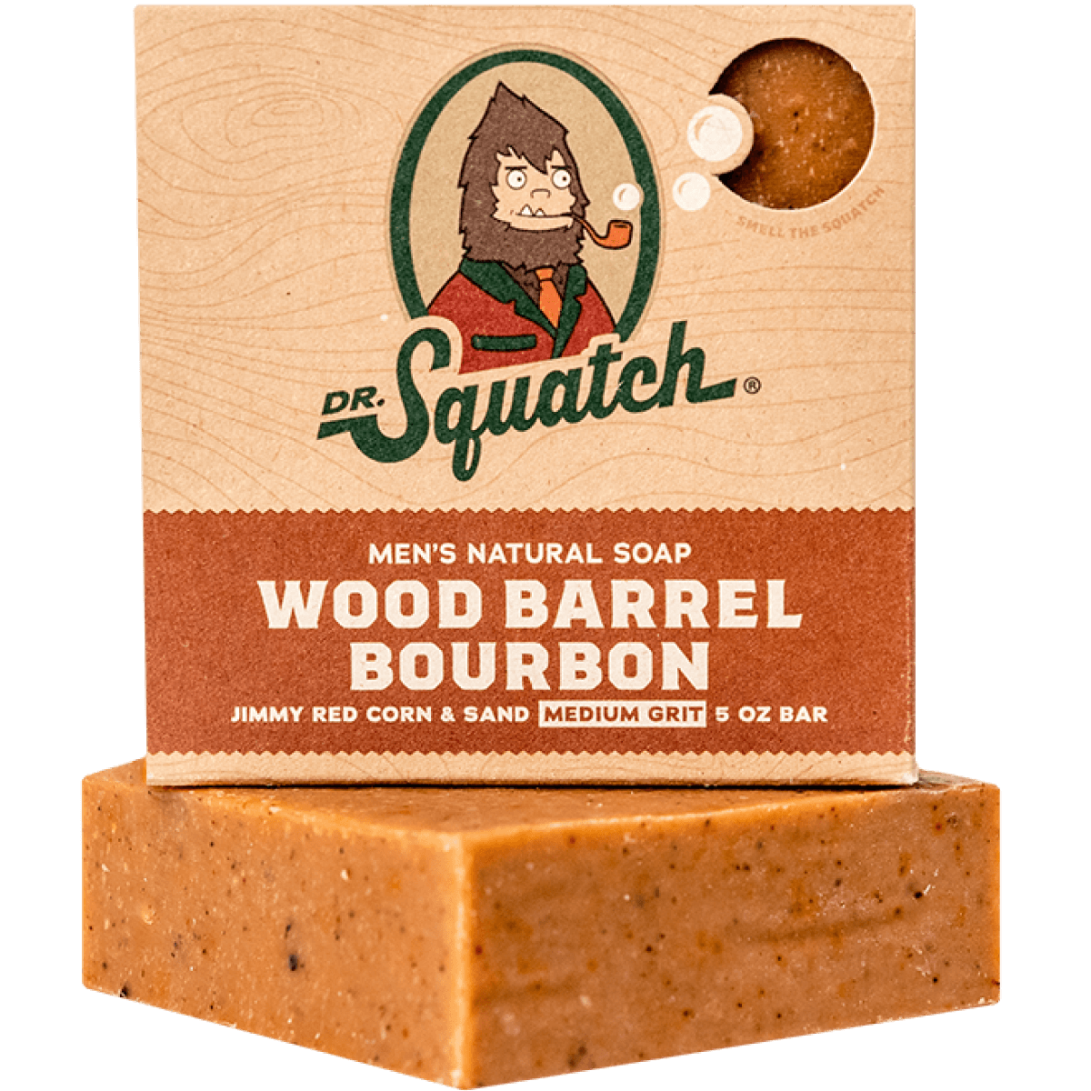 Dr. Squatch: Wood Barrel Bourbon Bar Soap