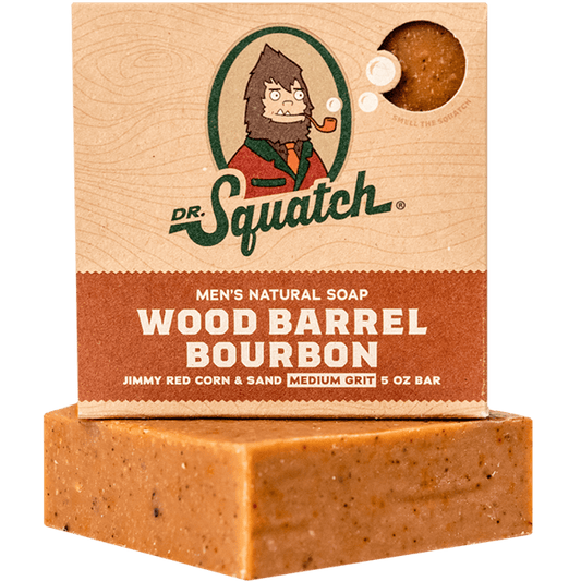 Dr. Squatch: Wood Barrel Bourbon Bar Soap