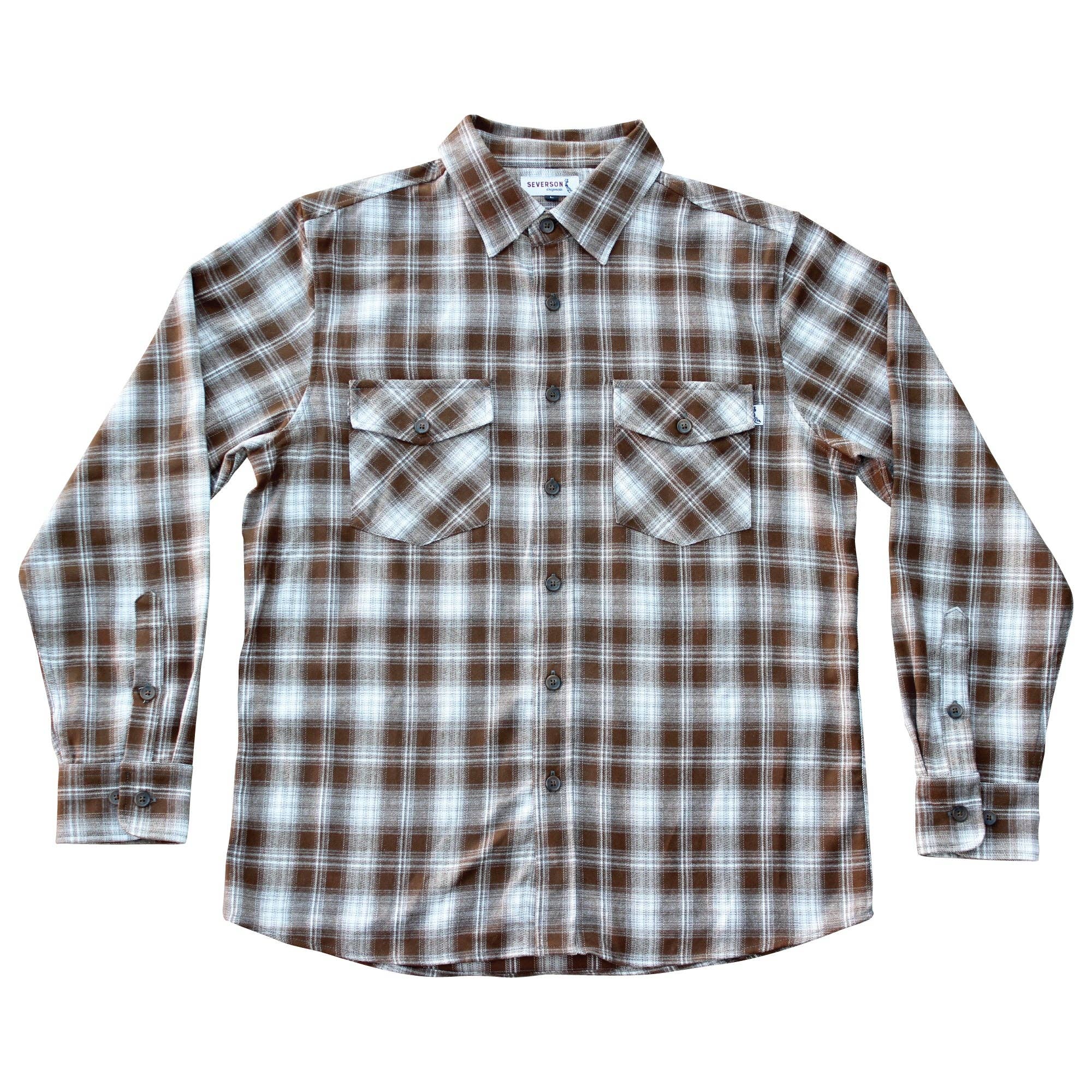 Severson Originals: Ola Vista Flannel - Carmel/White