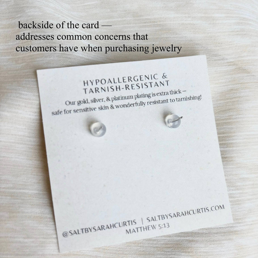 SALT by Sarah Curtis: Pearl Drop Earrings