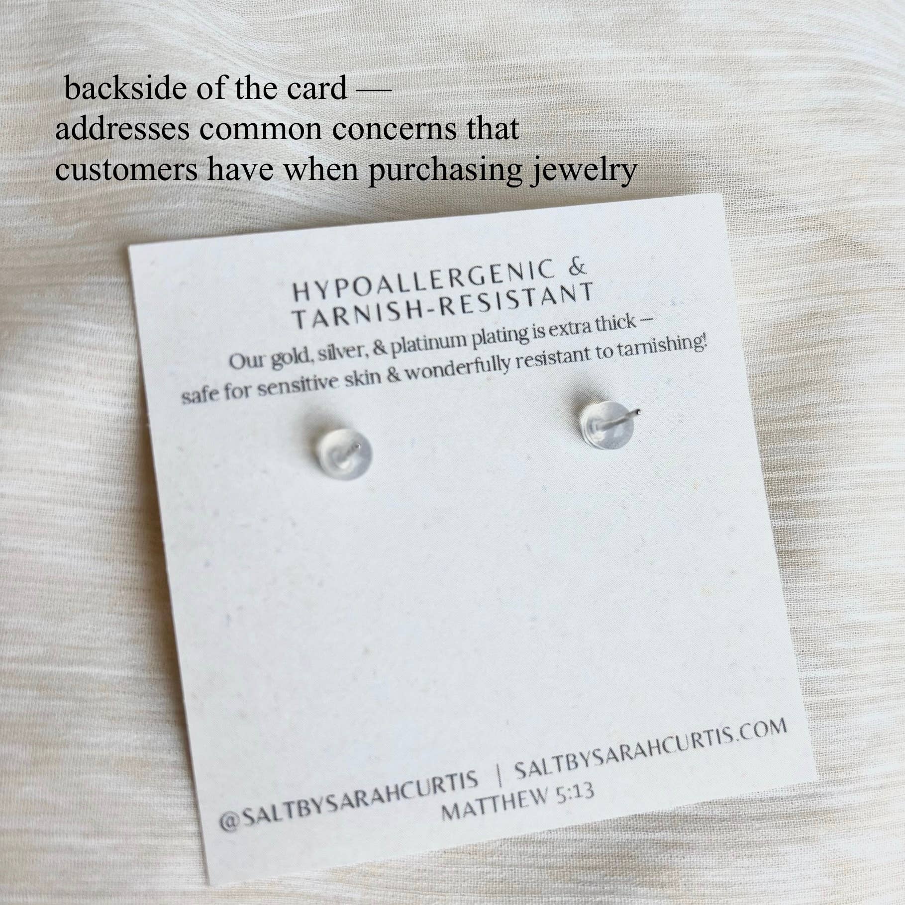 SALT by Sarah Curtis: Pearl Drop Earrings