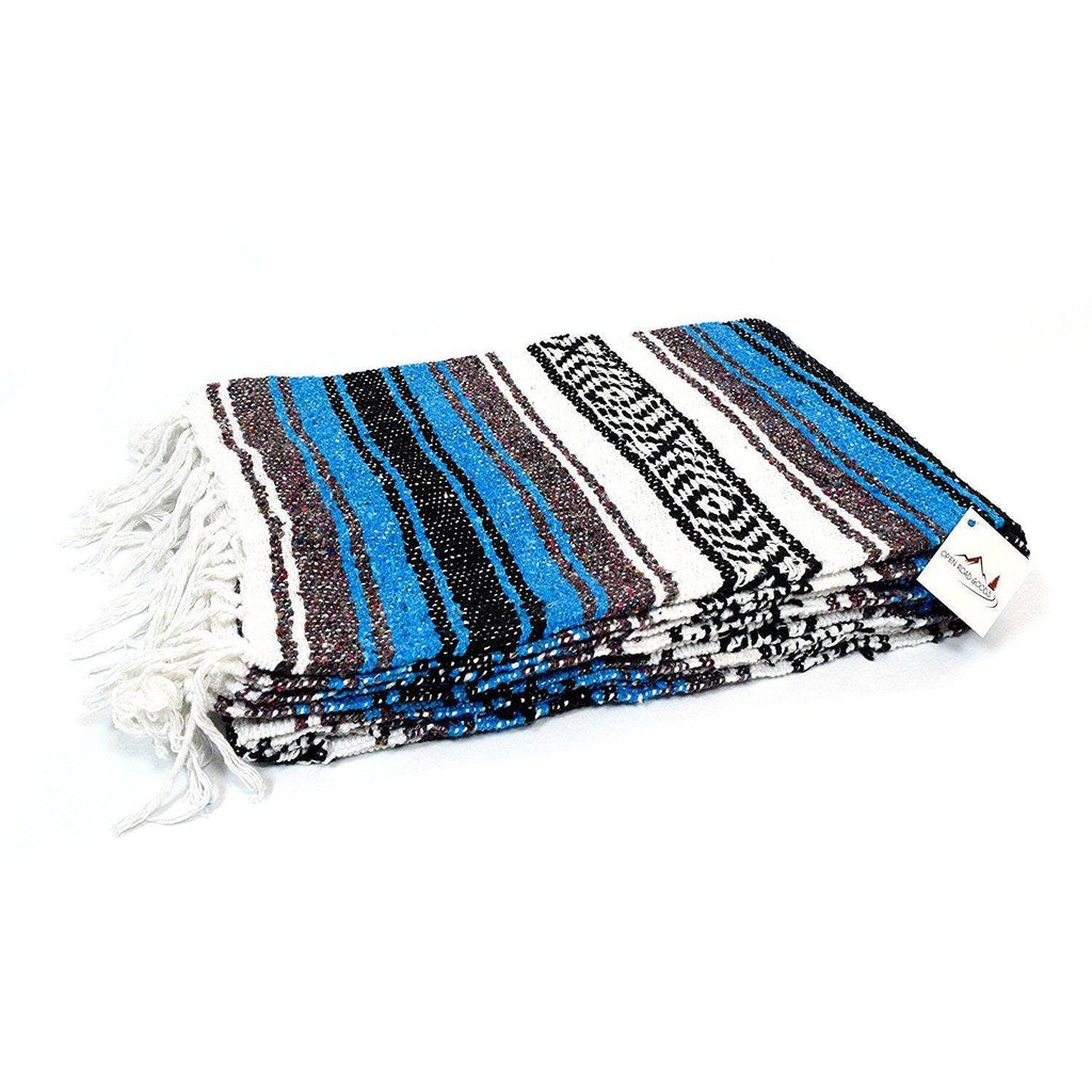 West Path: Mexican Falsa Blanket - Bright Blue