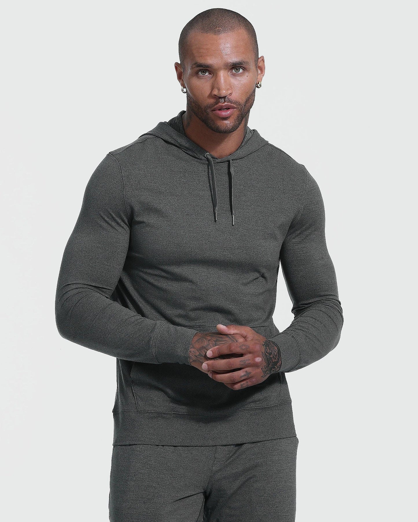 True Classic: Pullover Hoodie | Active Comfort | Charcoal Heather