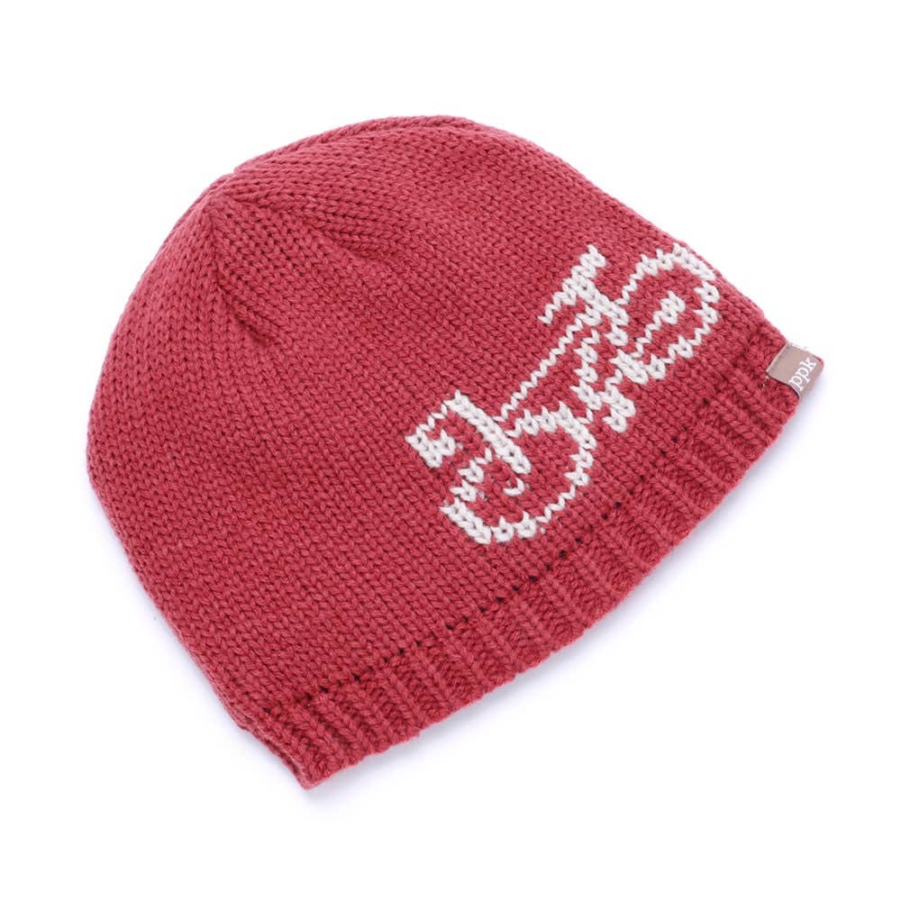 Peppercorn Kids: Fleeced Lined Bicycle Beanie - Auburn