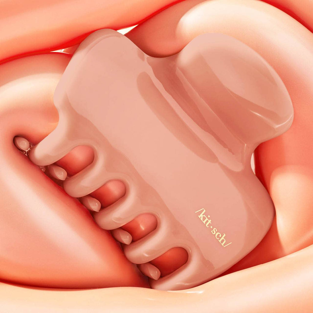 KITSCH: Recycled Plastic Puffy Cloud Clip 1pc - Rosewood