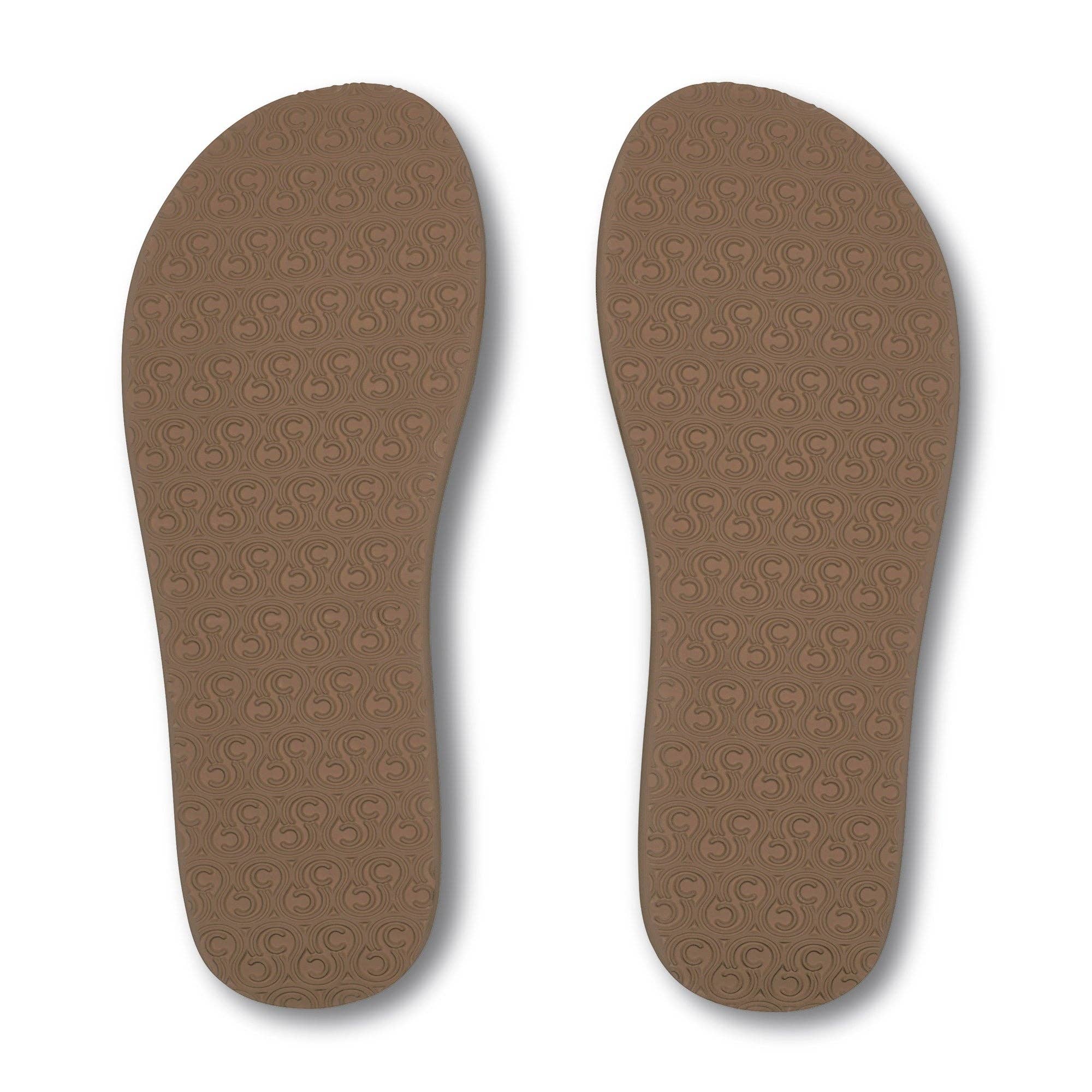 Cobian: Women's Braided Pacifica Casual Surf Style Flip Flop - Cream