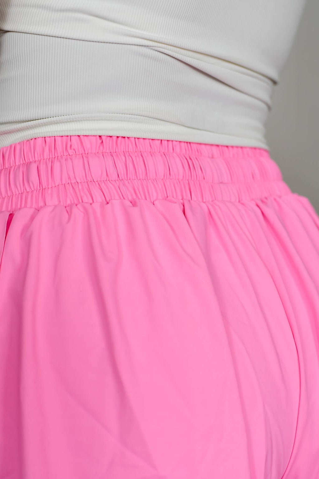 TooLooLah: Flutter Away Butterfly Shorts - Perfect Pink