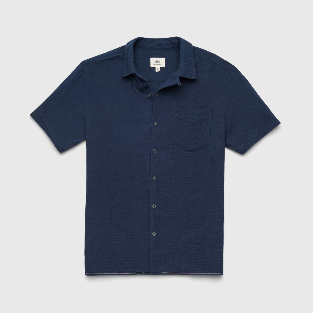 Surfside Supply: Mariner Short Sleeve Crinkle Gauze Shirt