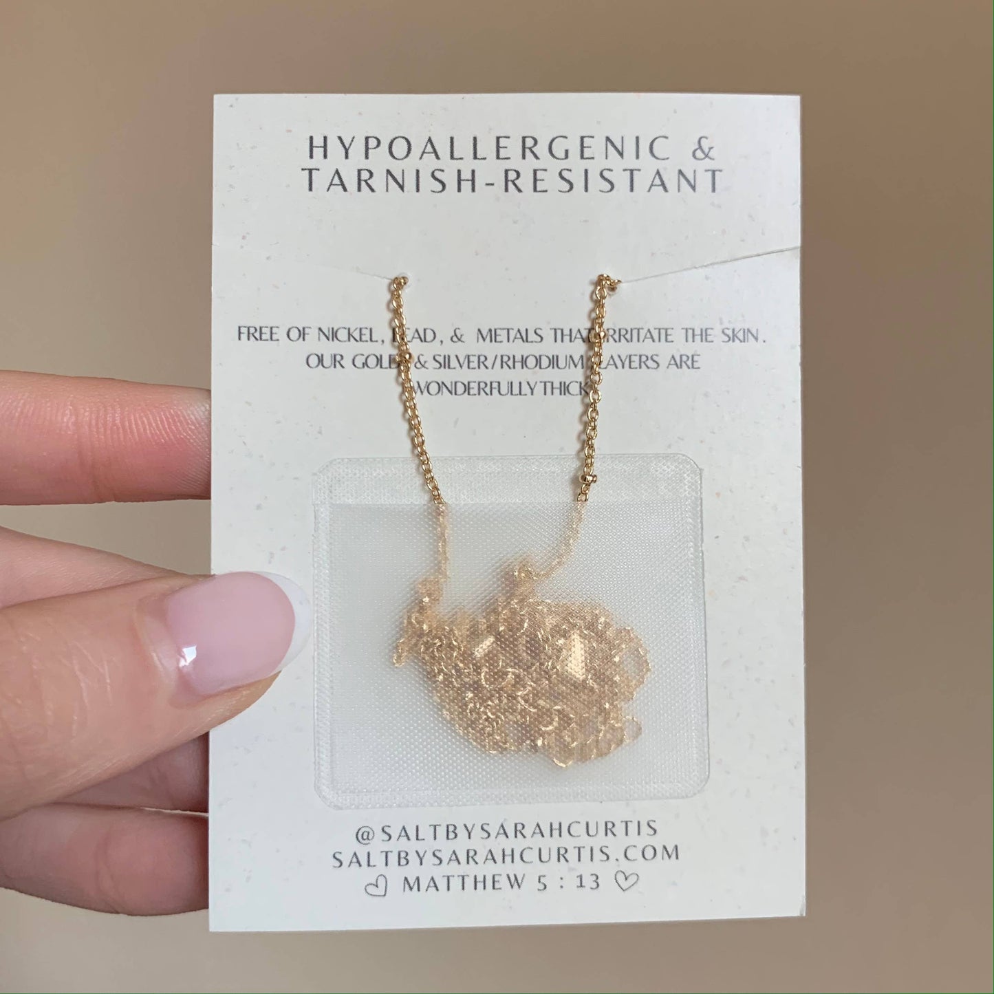 SALT by Sarah Curtis: Dainty Beaded Chain
