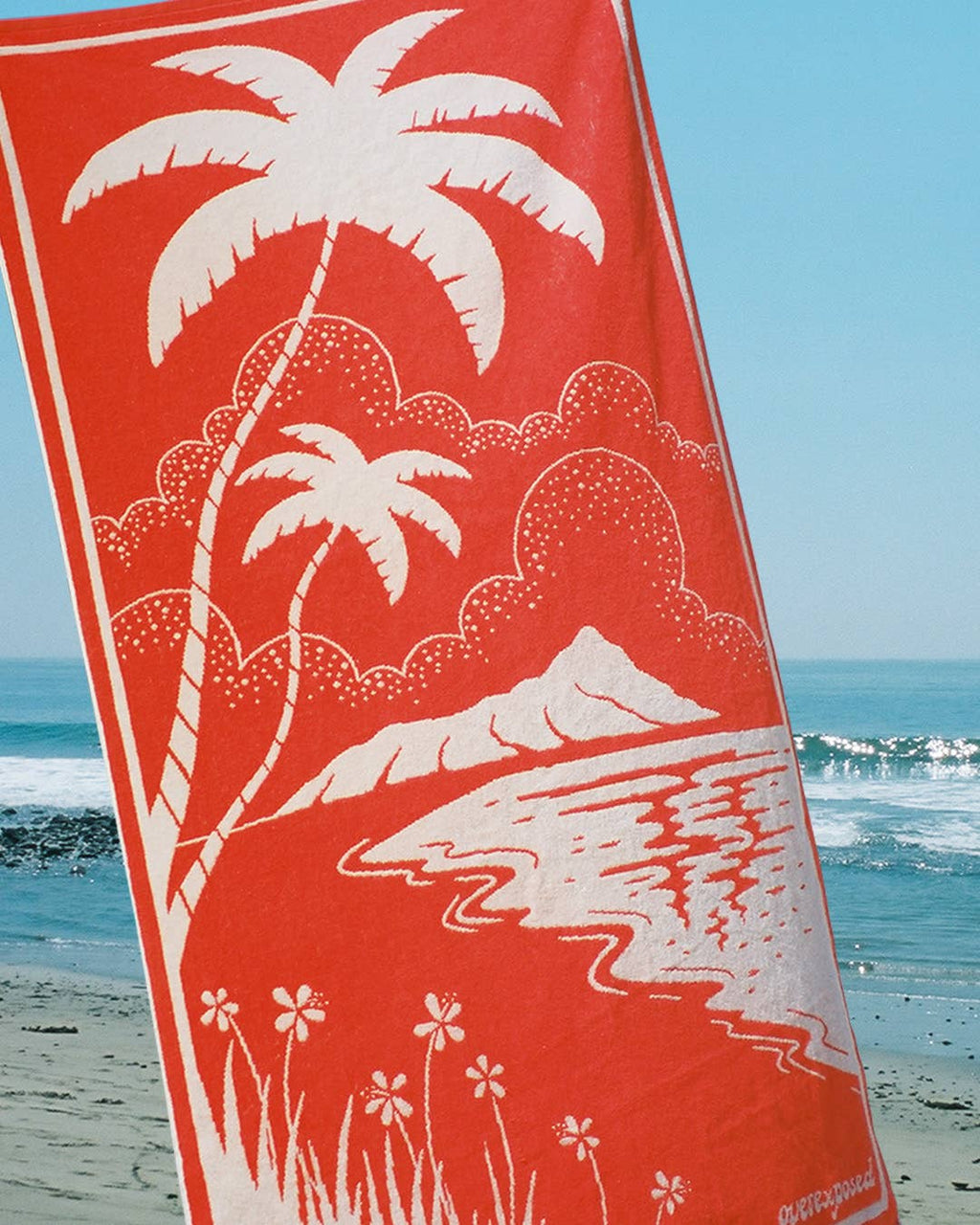 Overexposed: Hanalei Palm Towel