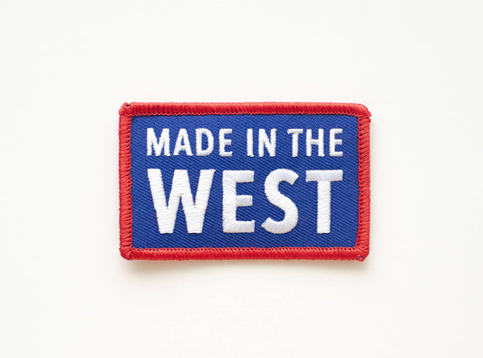 Union Made: Made In The West Embroidered Iron on Patch