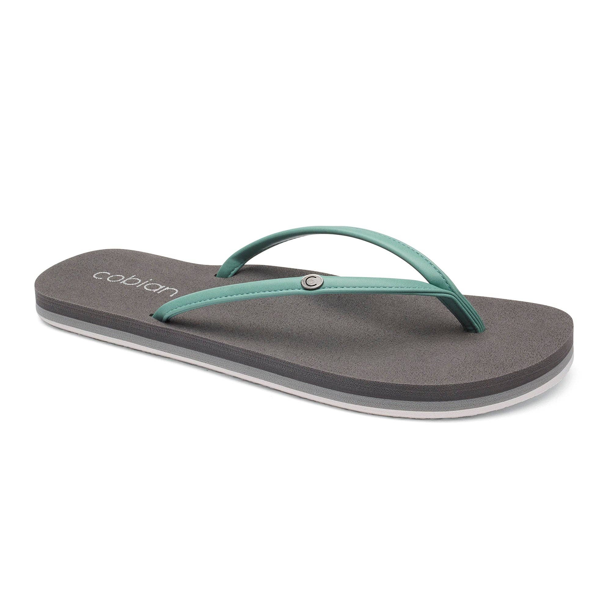 Cobian: Women's Nias Bounce Casual Flip Flop Sandal - Aqua