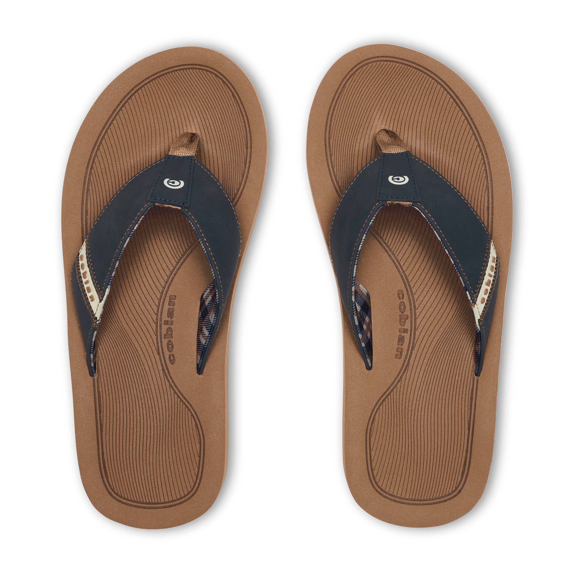 Cobian: Men's ARV 2 Trek Outdoor Flip Flop Sandal with Rugged Traction - Navy