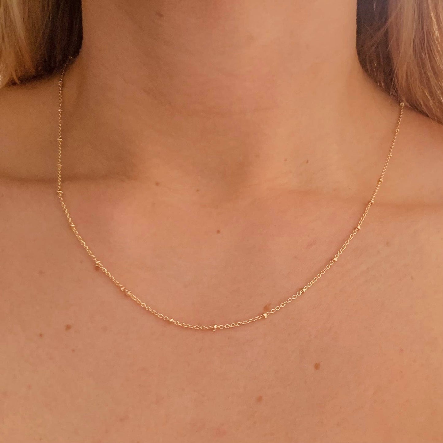 SALT by Sarah Curtis: Dainty Beaded Chain
