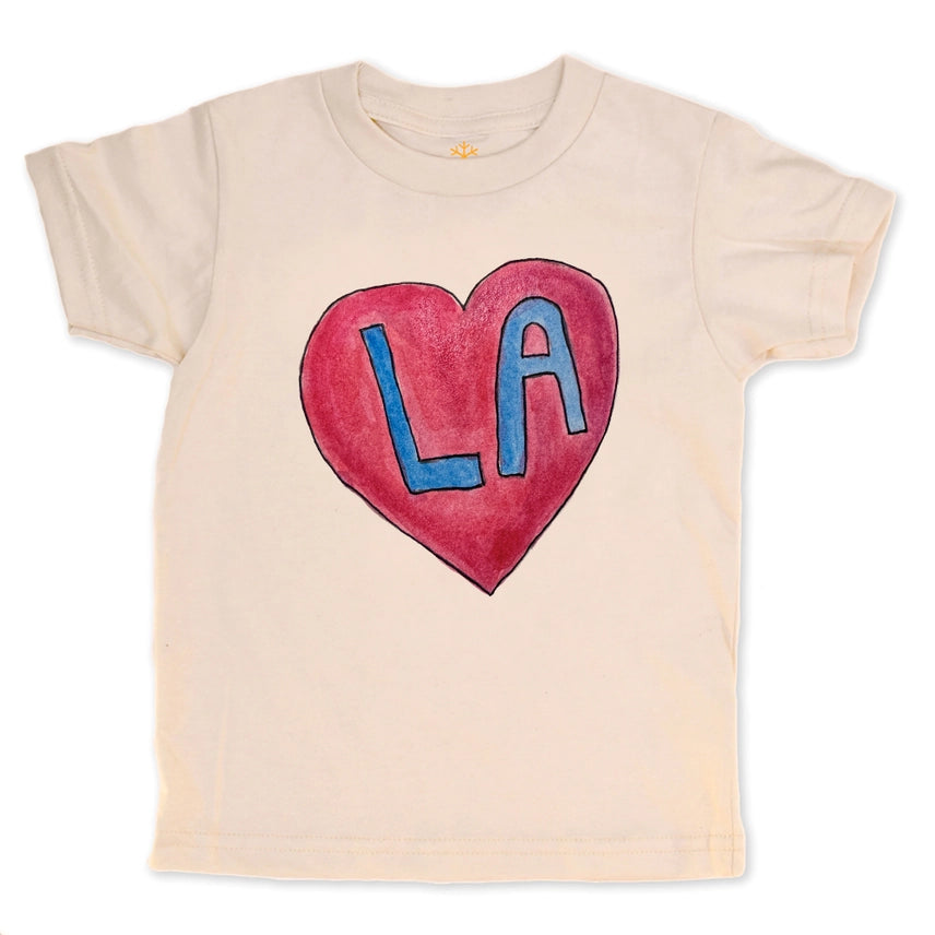 orangeheat Heart LA Kids T-Shirt