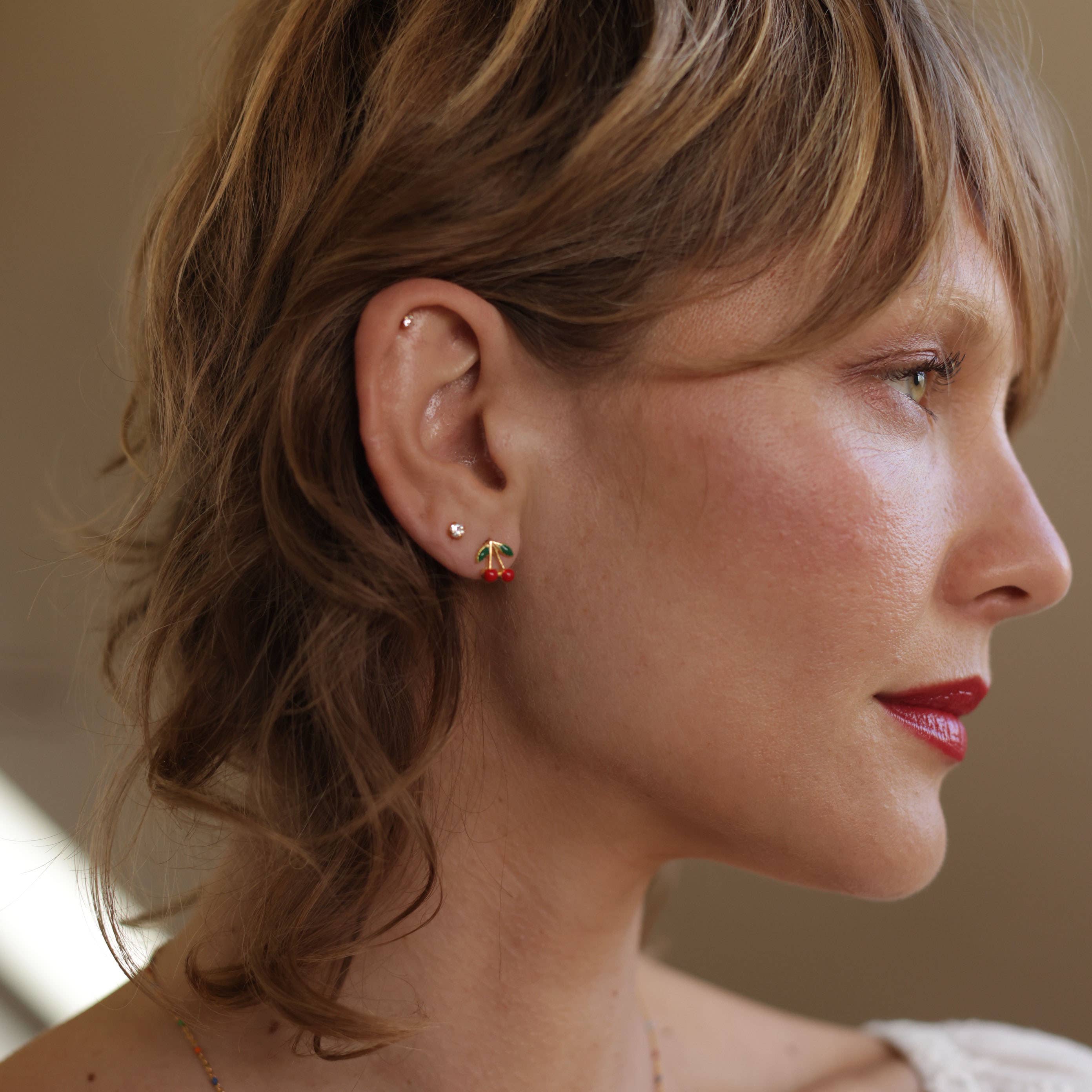 Amano Studio: Cherry Stud Earrings