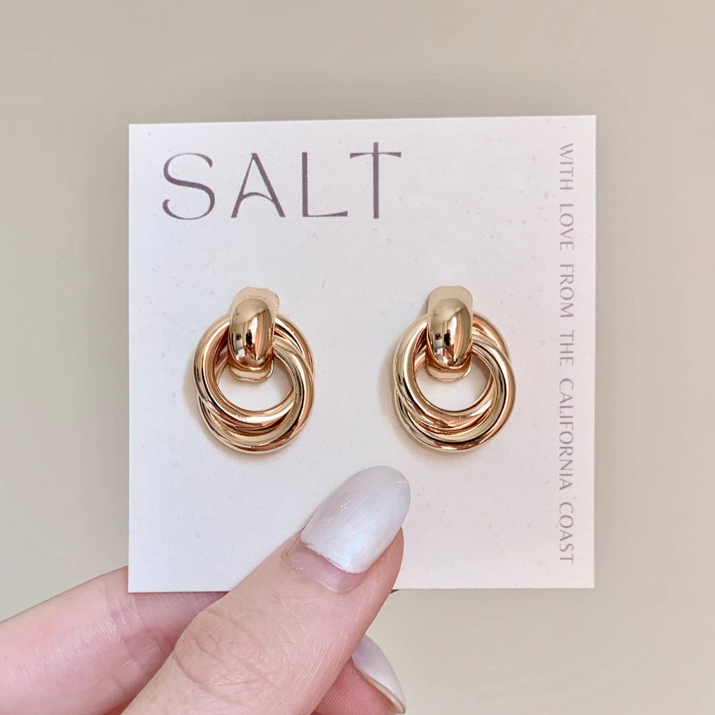 SALT by Sarah Curtis: The Perfect Knot Studs