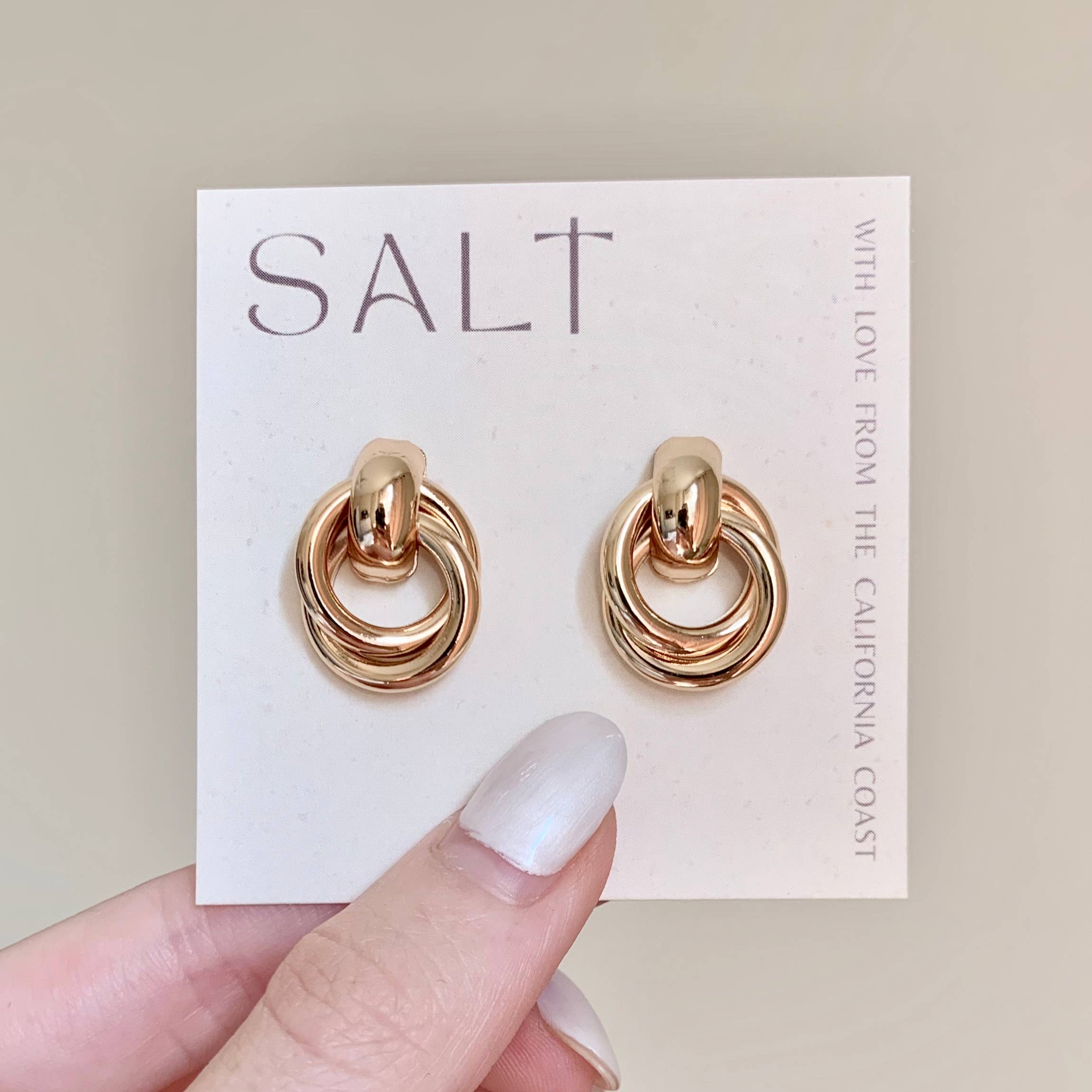 SALT by Sarah Curtis: The Perfect Knot Studs