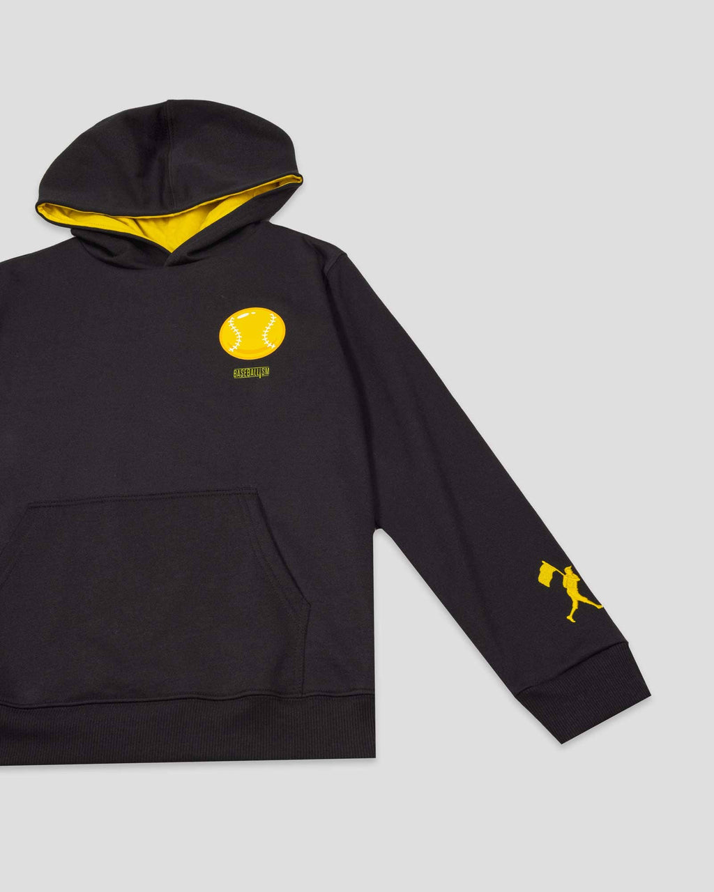 Baseballism: Doubles and Bubbles Hoodie (Banana) - Youth