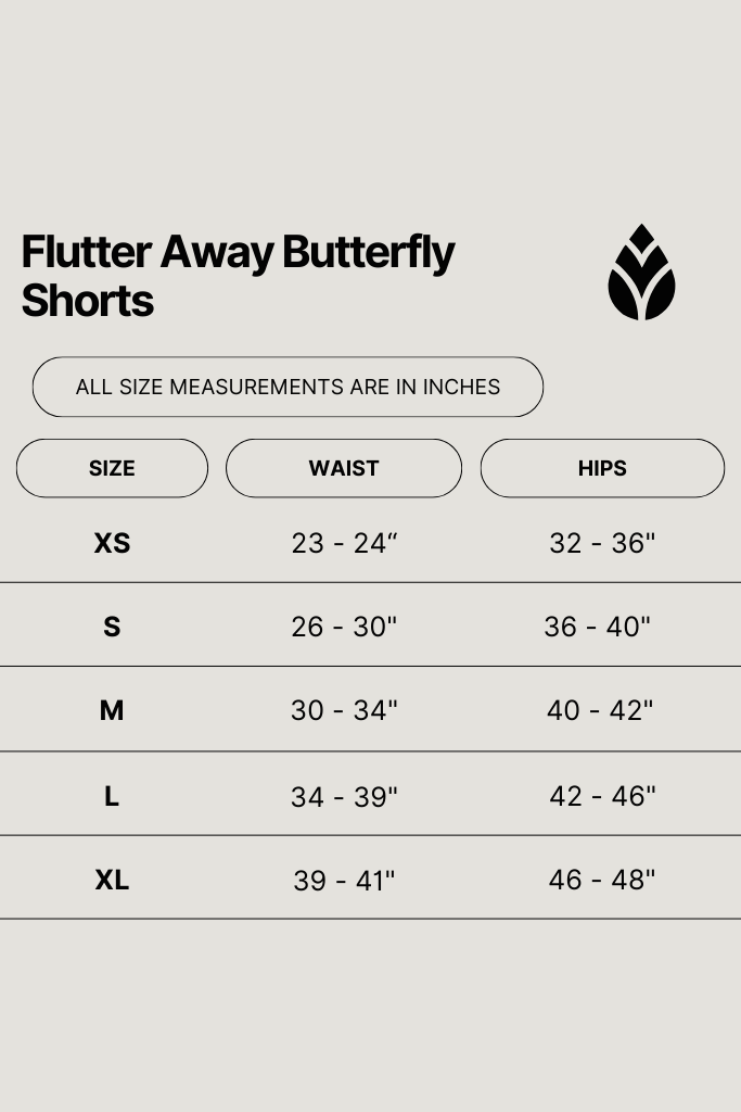 TooLooLah: Flutter Away Butterfly Shorts - Navy