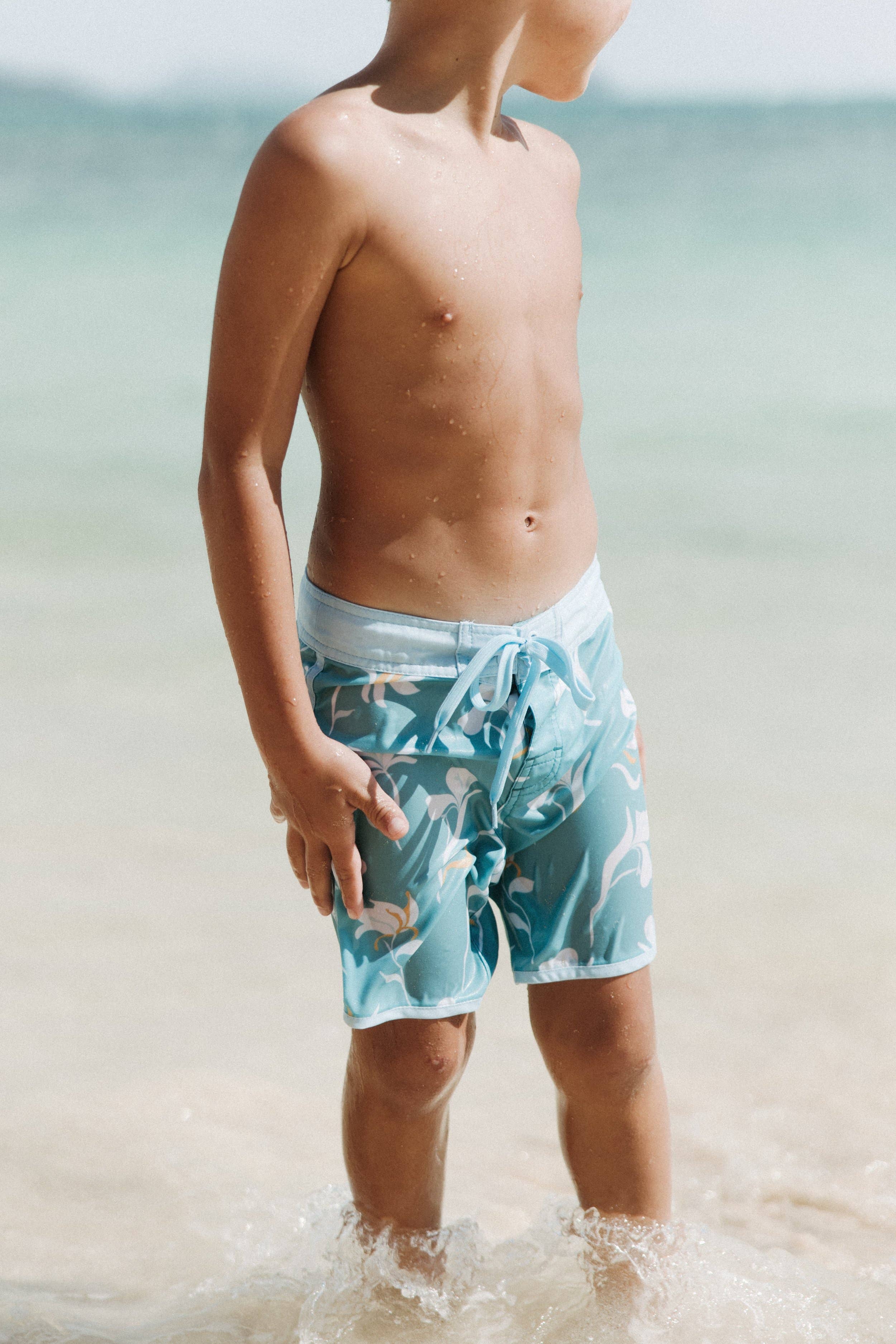 REIGN + Skye Little Boy's Boardshorts (Gingerly)