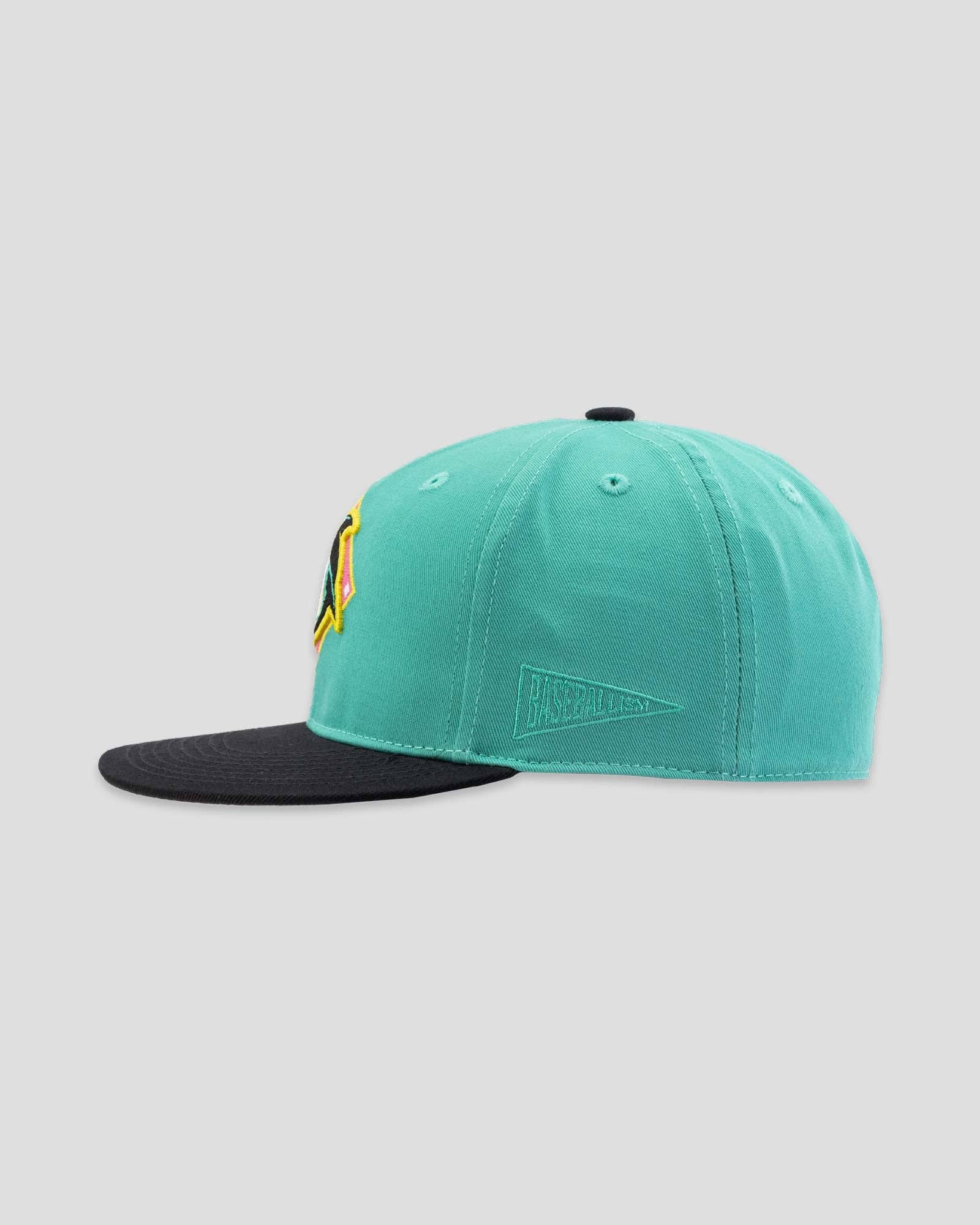 Baseballism Shark Attack Youth Cap (Teal)