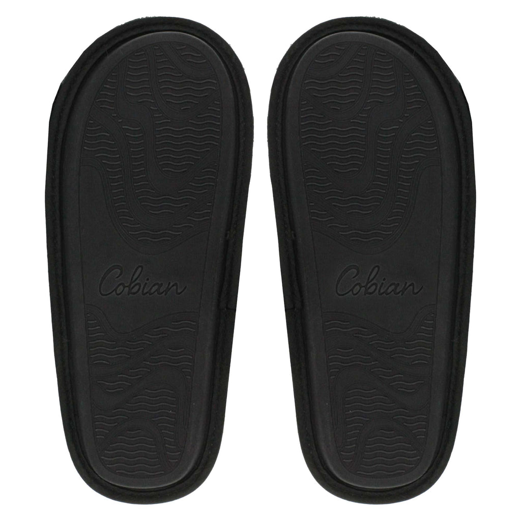 Cobian: Women's Minou Mule Warm and Fuzzy Slipper - Midnight