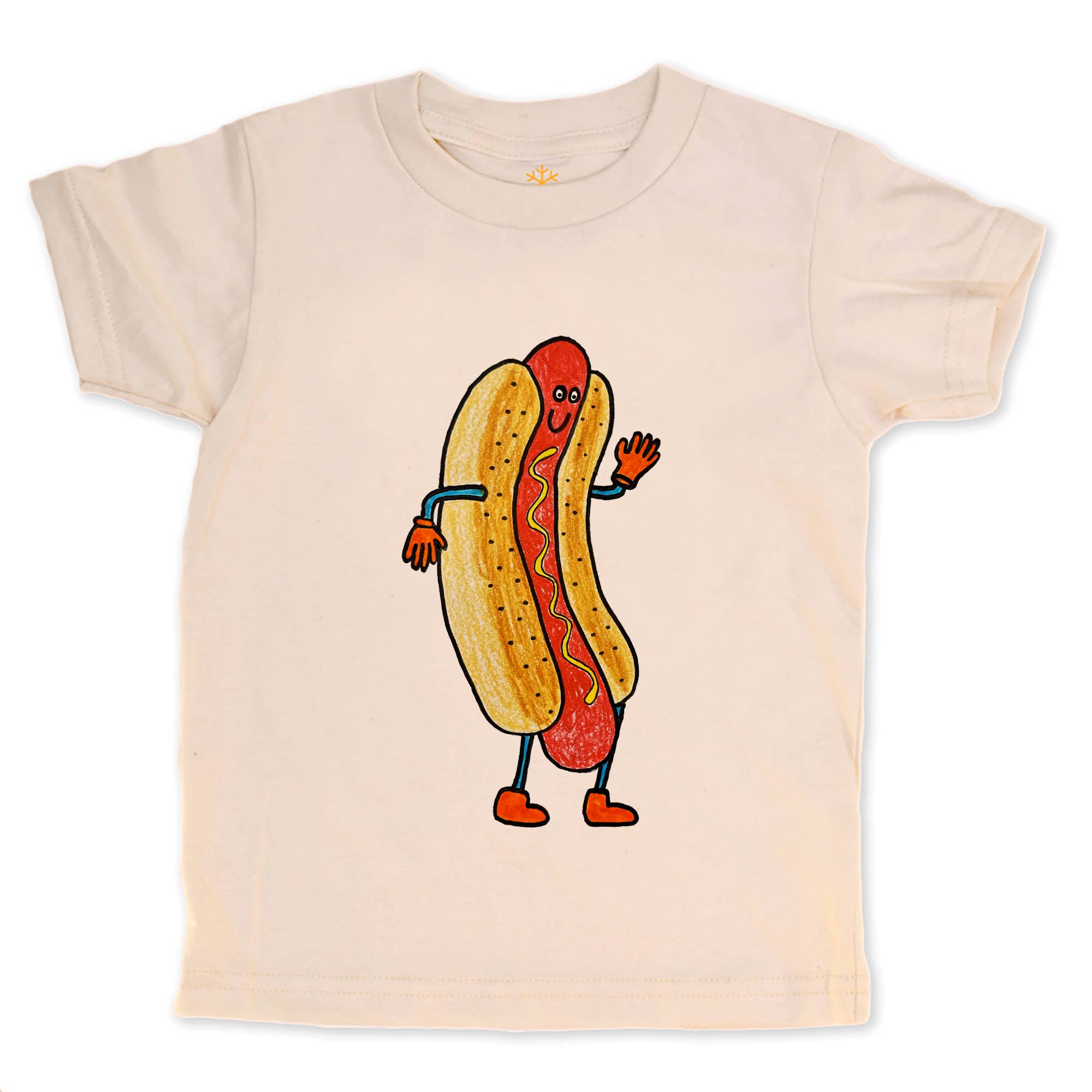 orangeheat: Hot Dog - Kids Organic Tee