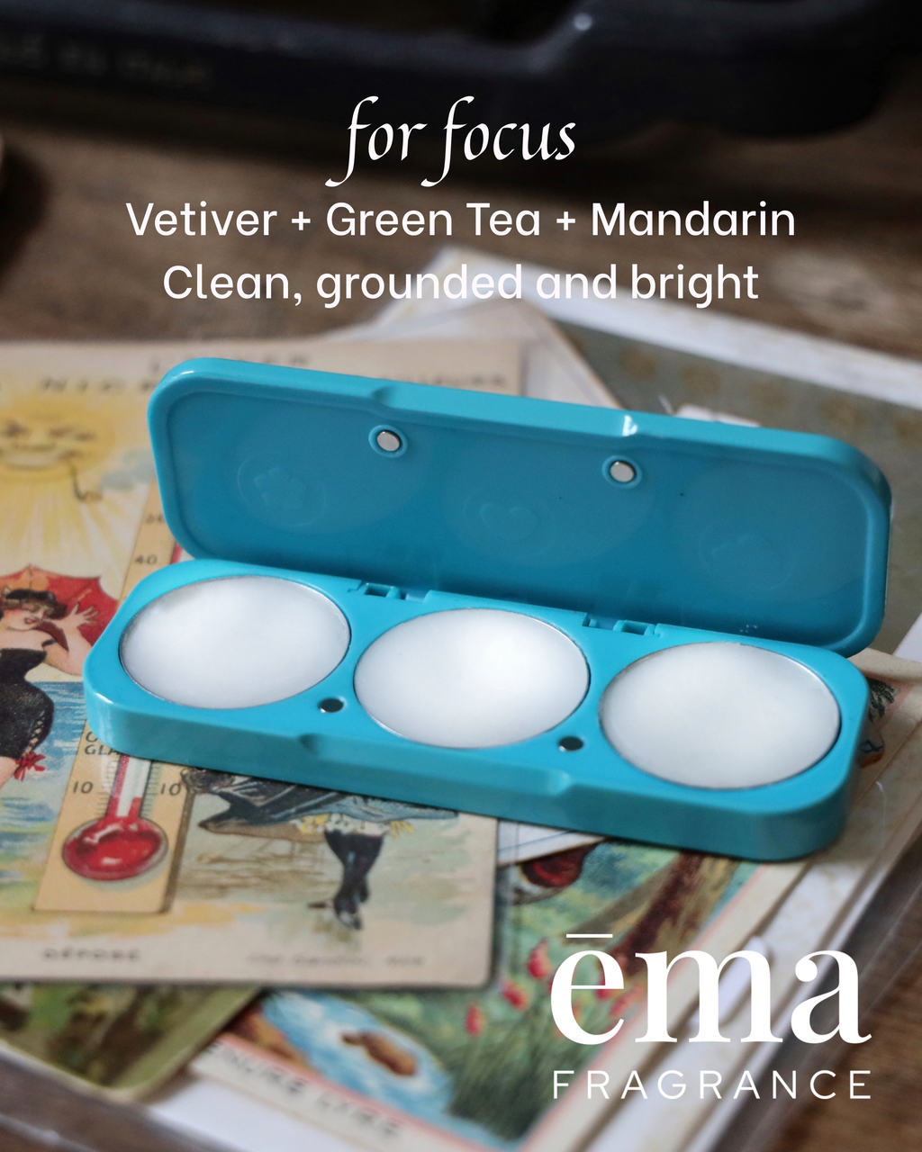 ēma fragrance Solid Perfume Pod – Mandarin