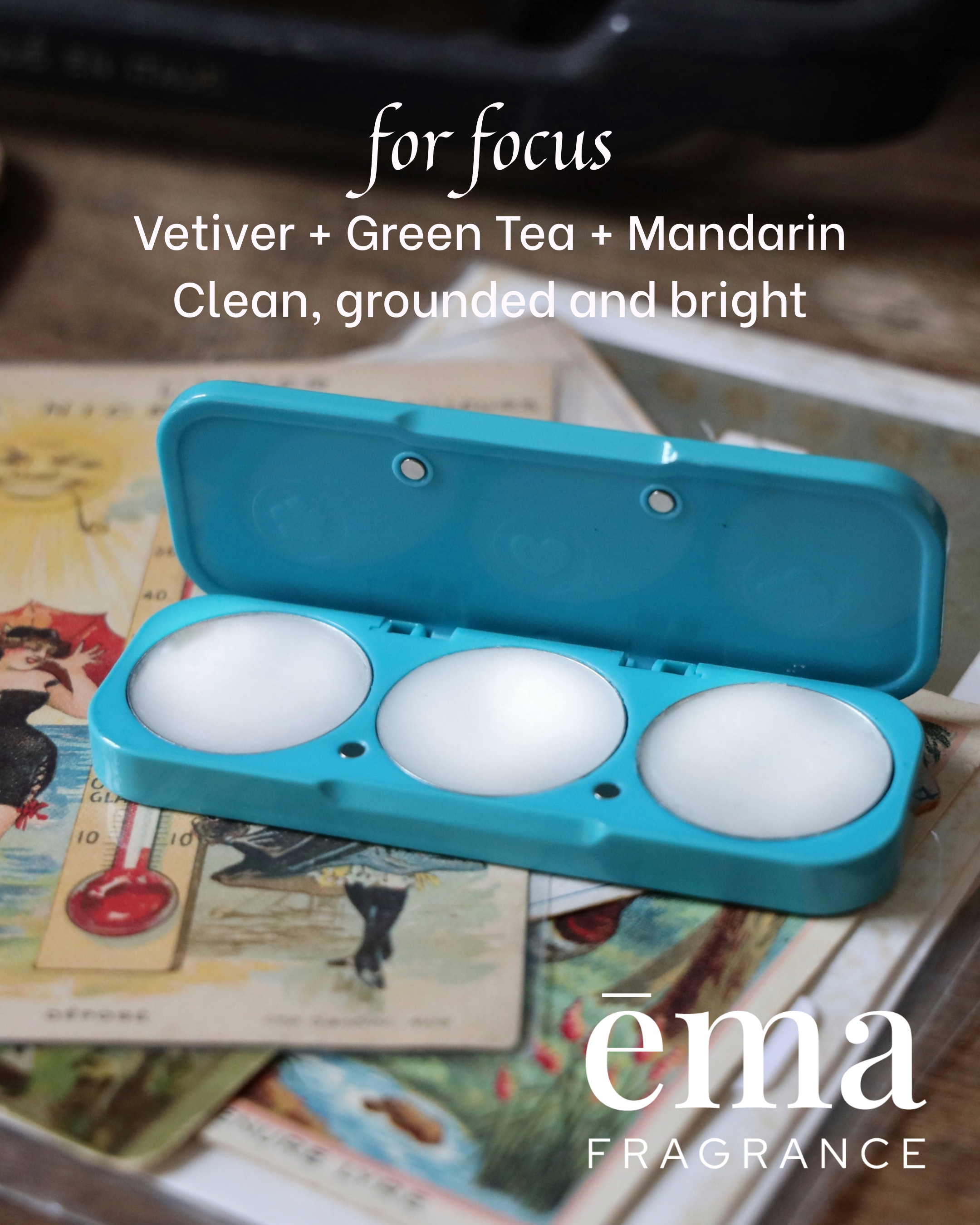 ēma fragrance Solid Perfume Pod – Mandarin