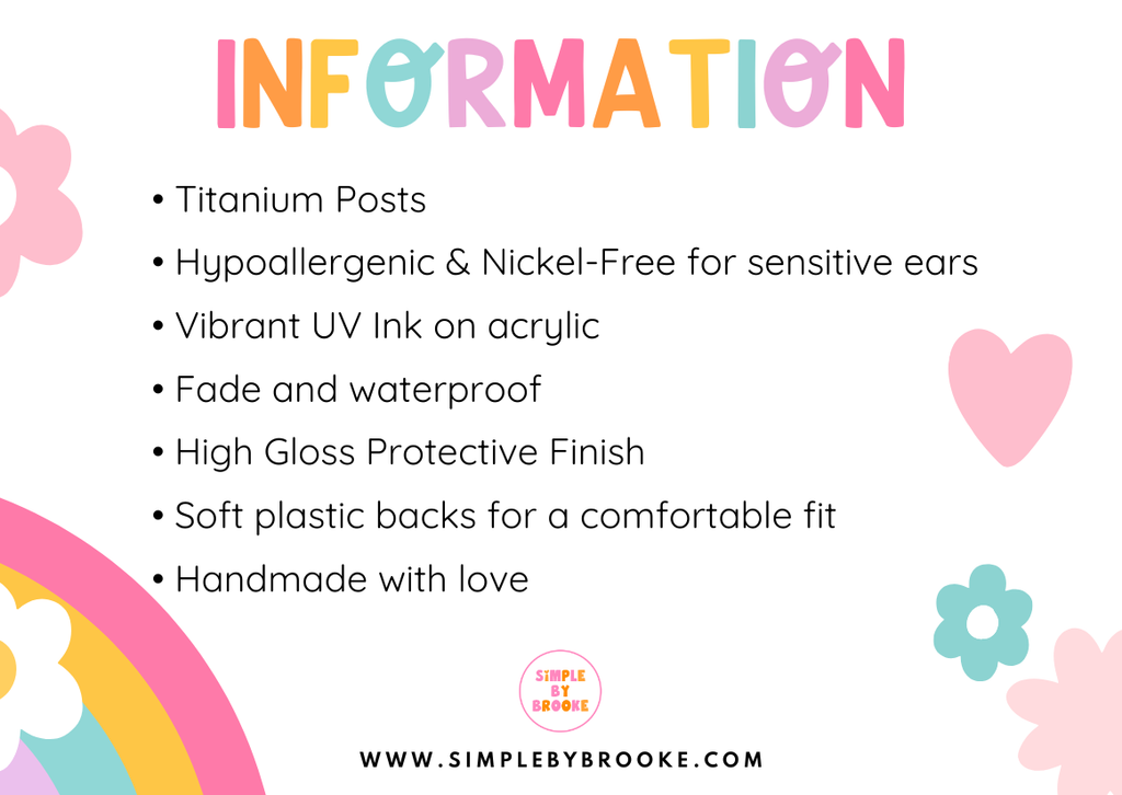 Simple By Brooke: Flamingo Pool Float Earrings