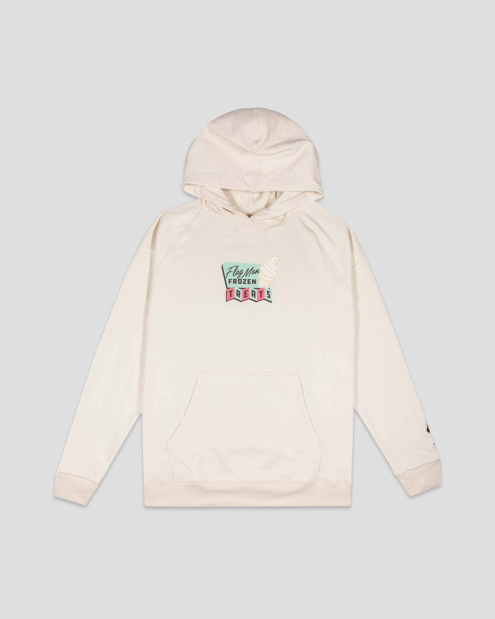 Baseballism: Flag Man Ice Cream Sundae Hoodie (Vanilla) - Youth