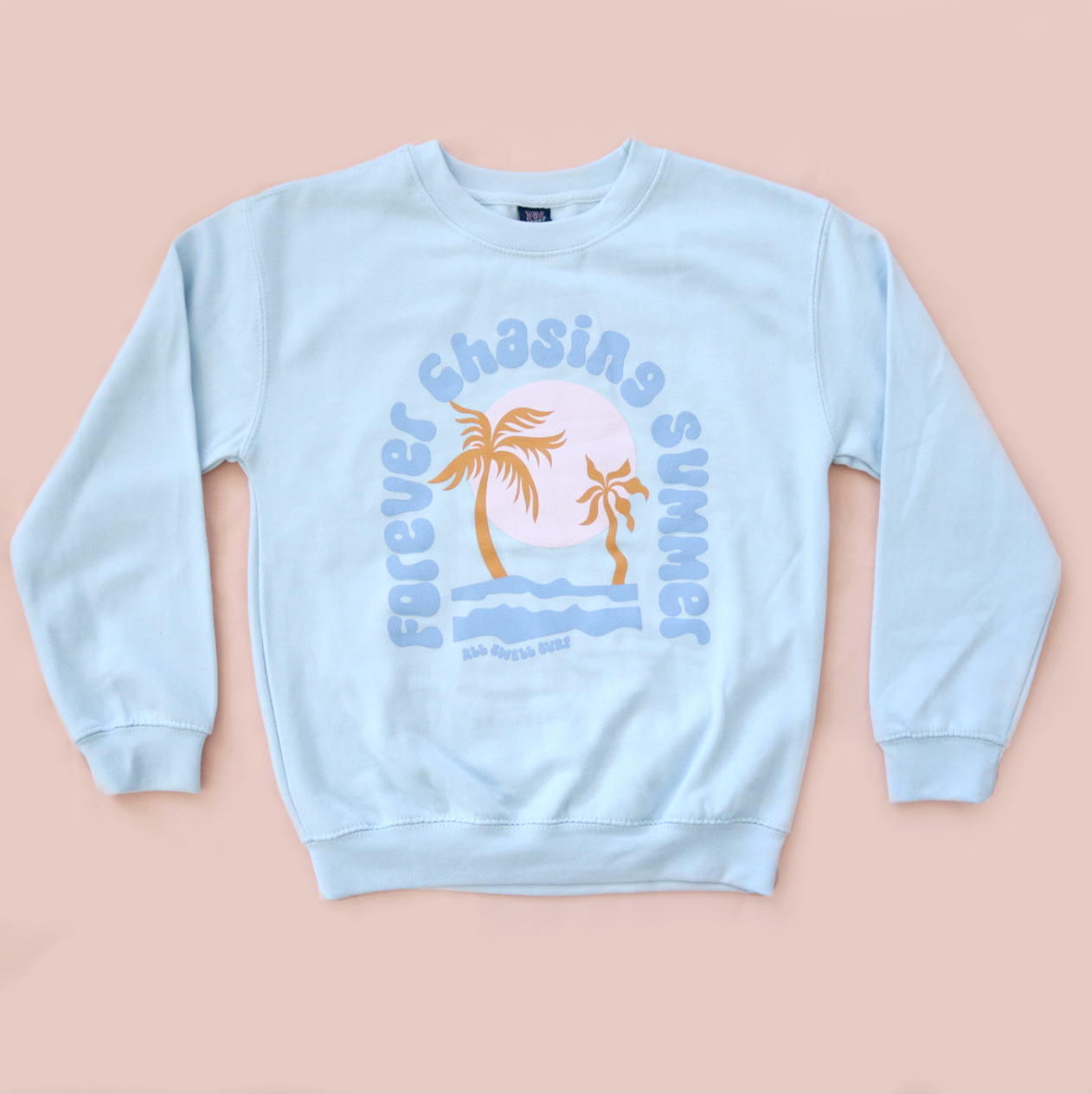 All Swell Surf: Forever Chasing Summer Sweatshirt - Youth