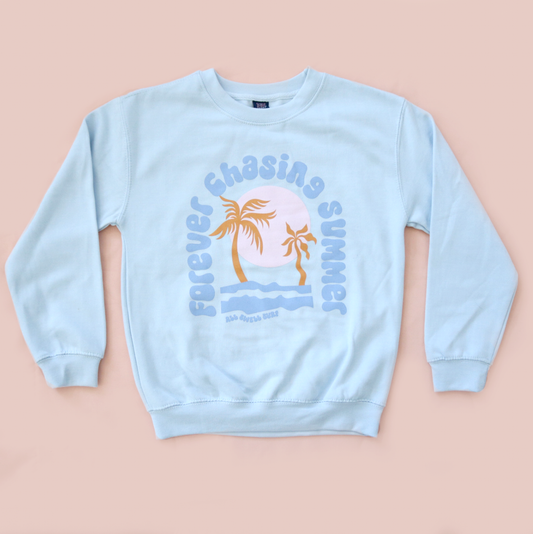 All Swell Surf: Forever Chasing Summer Youth Sweatshirt