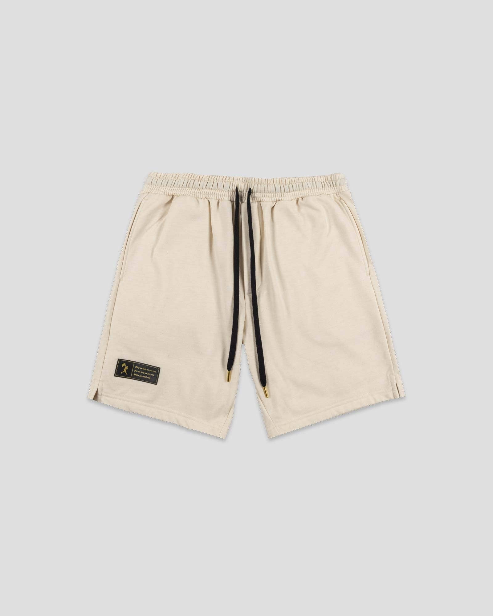 Baseballism: Play Hard Comfort Sweat Shorts (Cream) - Youth