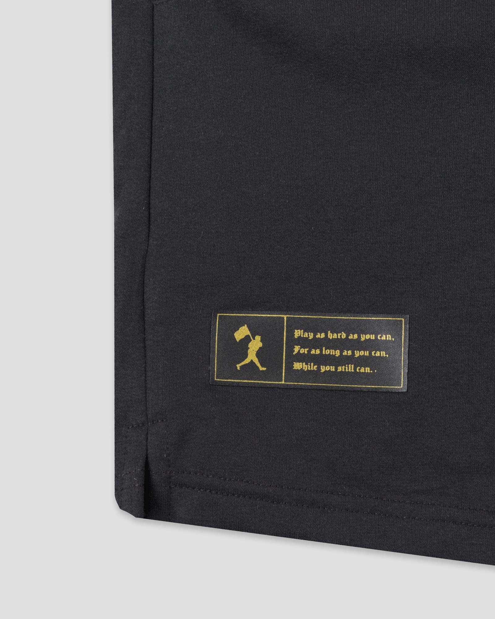 Baseballism: Play Hard Comfort Sweat Shorts (Black) - Youth