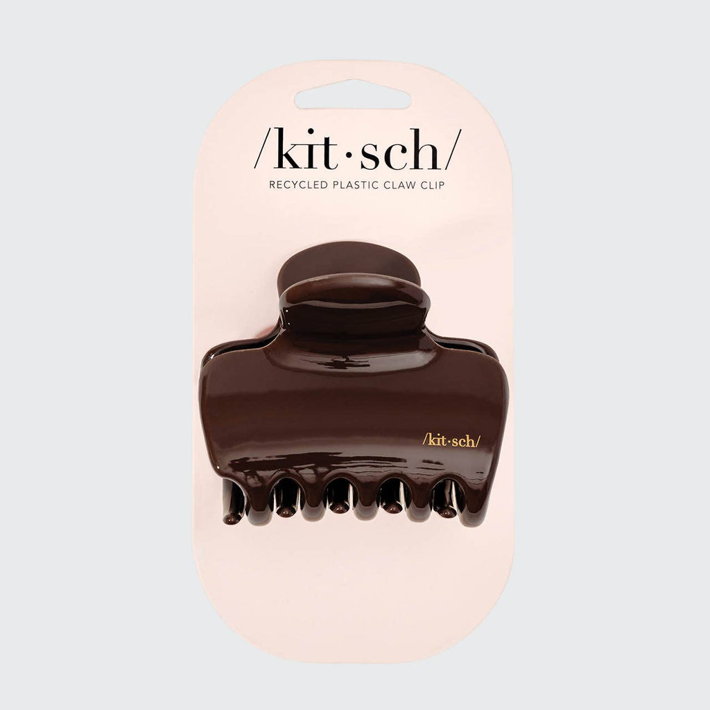 KITSCH: Recycled Plastic Puffy Cloud Clip 1pc - Chocolate