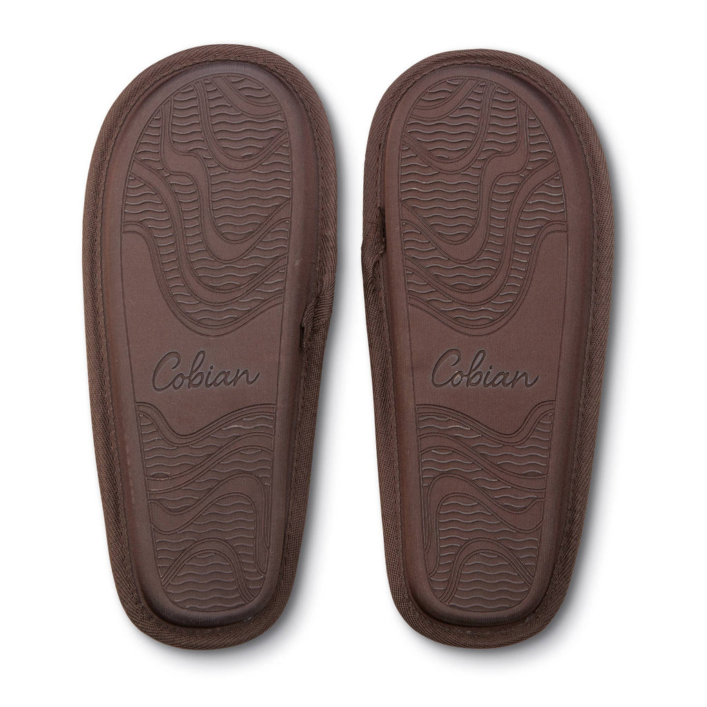 Cobian: Women's Colima Mule Mocha Warm and Fuzzy Slipper