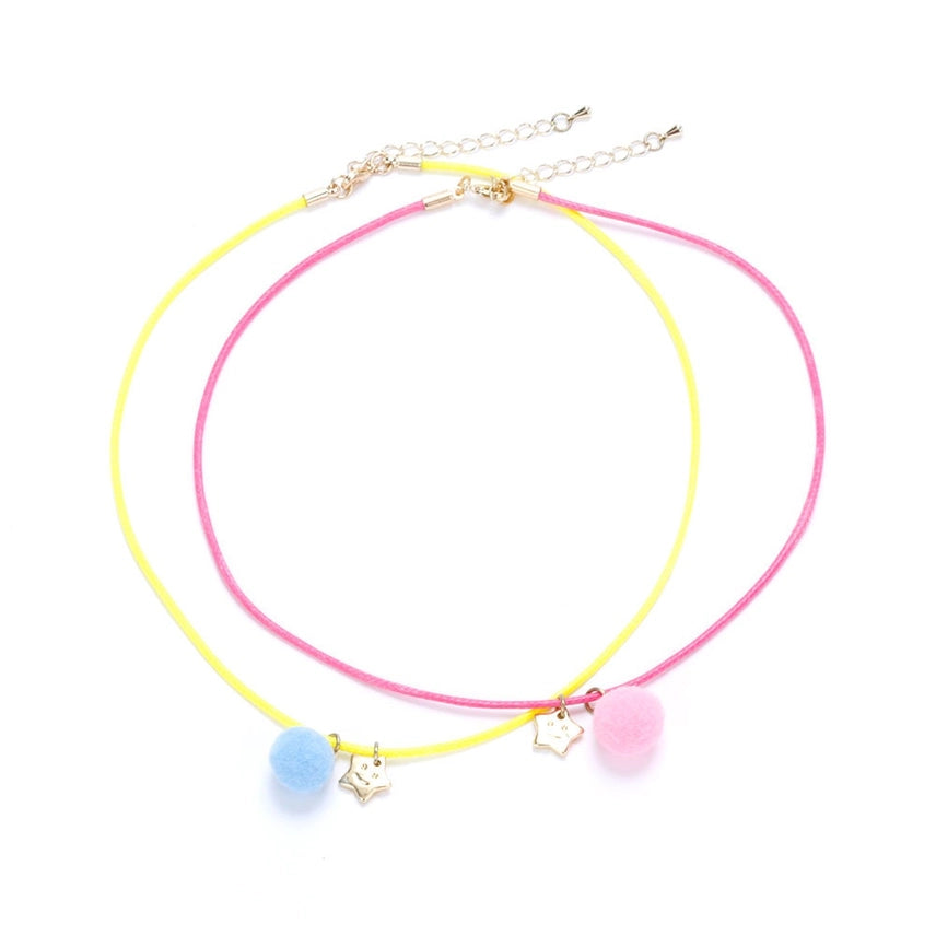 Peppercorn Kids: Pompom and Star Necklace