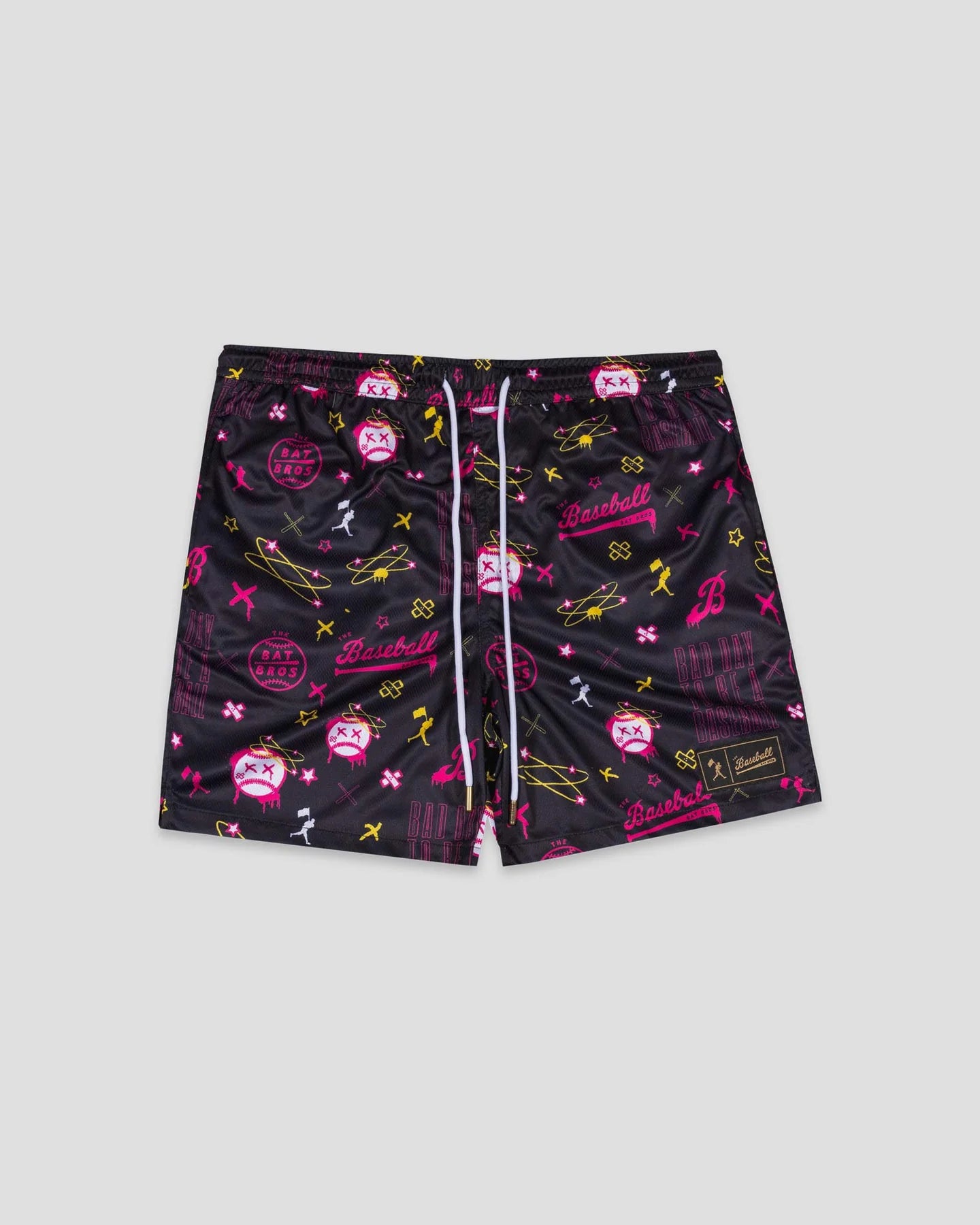 Baseballism: Bat Bros Bad Day Diamond Air Mesh Shorts - Youth